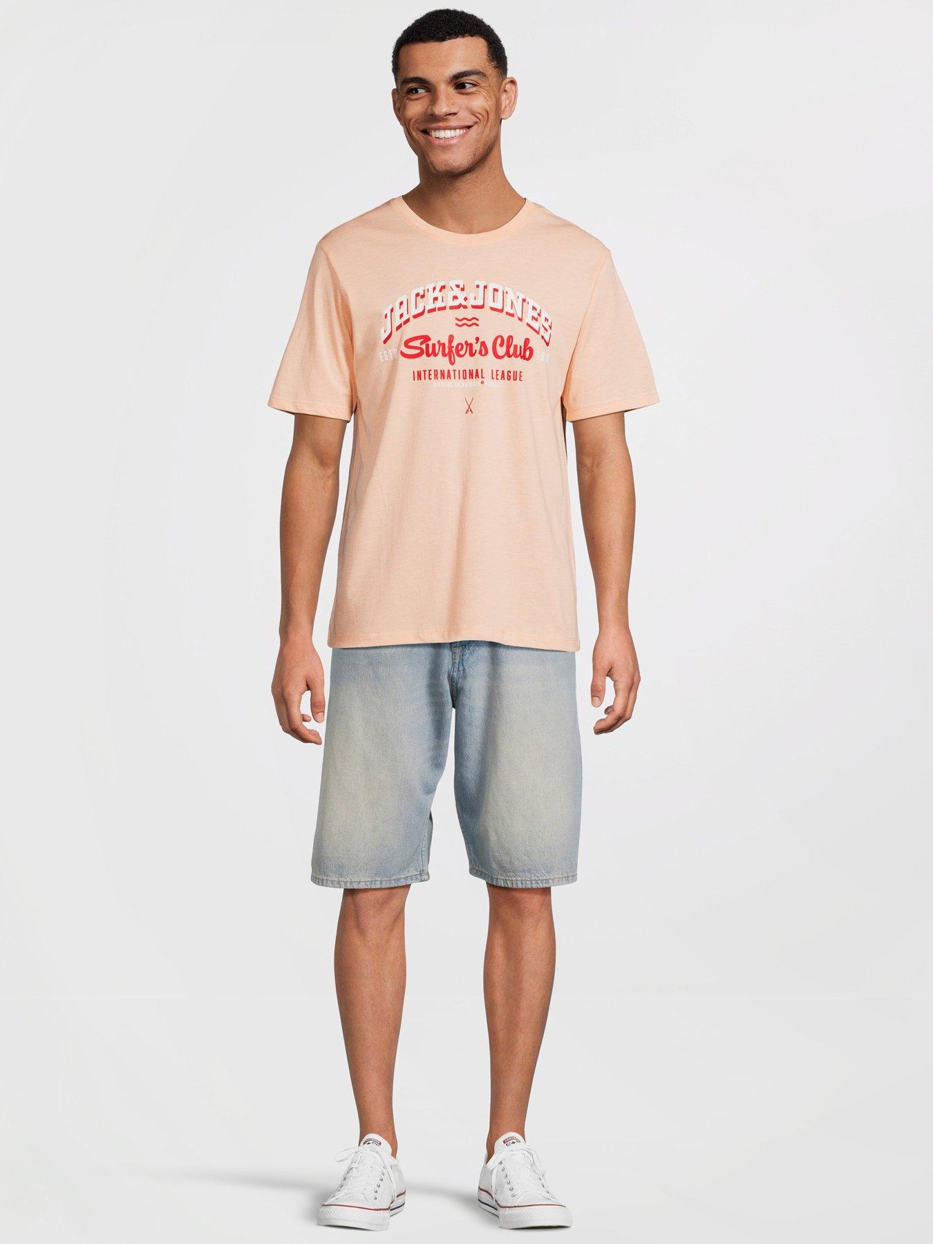 Image 3 of 5 of Jack & Jones Iron Denim Shorts - Blue