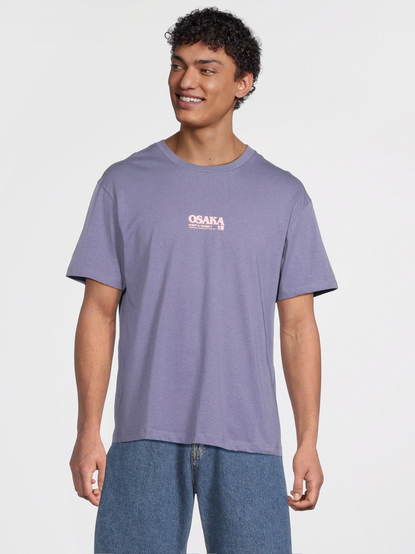 Image 2 of 5 of Jack & Jones Osaka Back Graphic T-Shirt - Blue