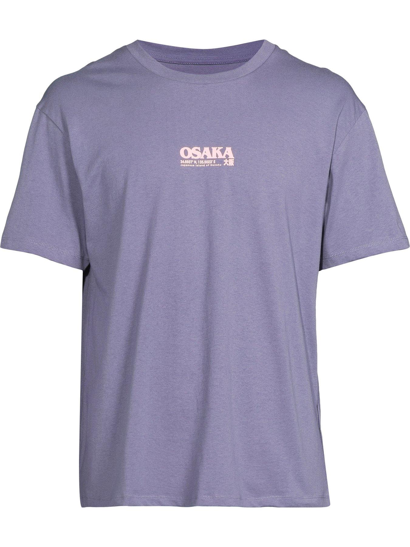 Image 5 of 5 of Jack & Jones Osaka Back Graphic T-Shirt - Blue