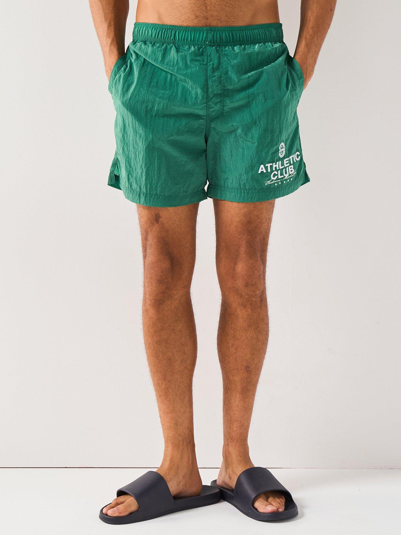 undefined Maui Crinkle Nylon Swim Shorts - Green