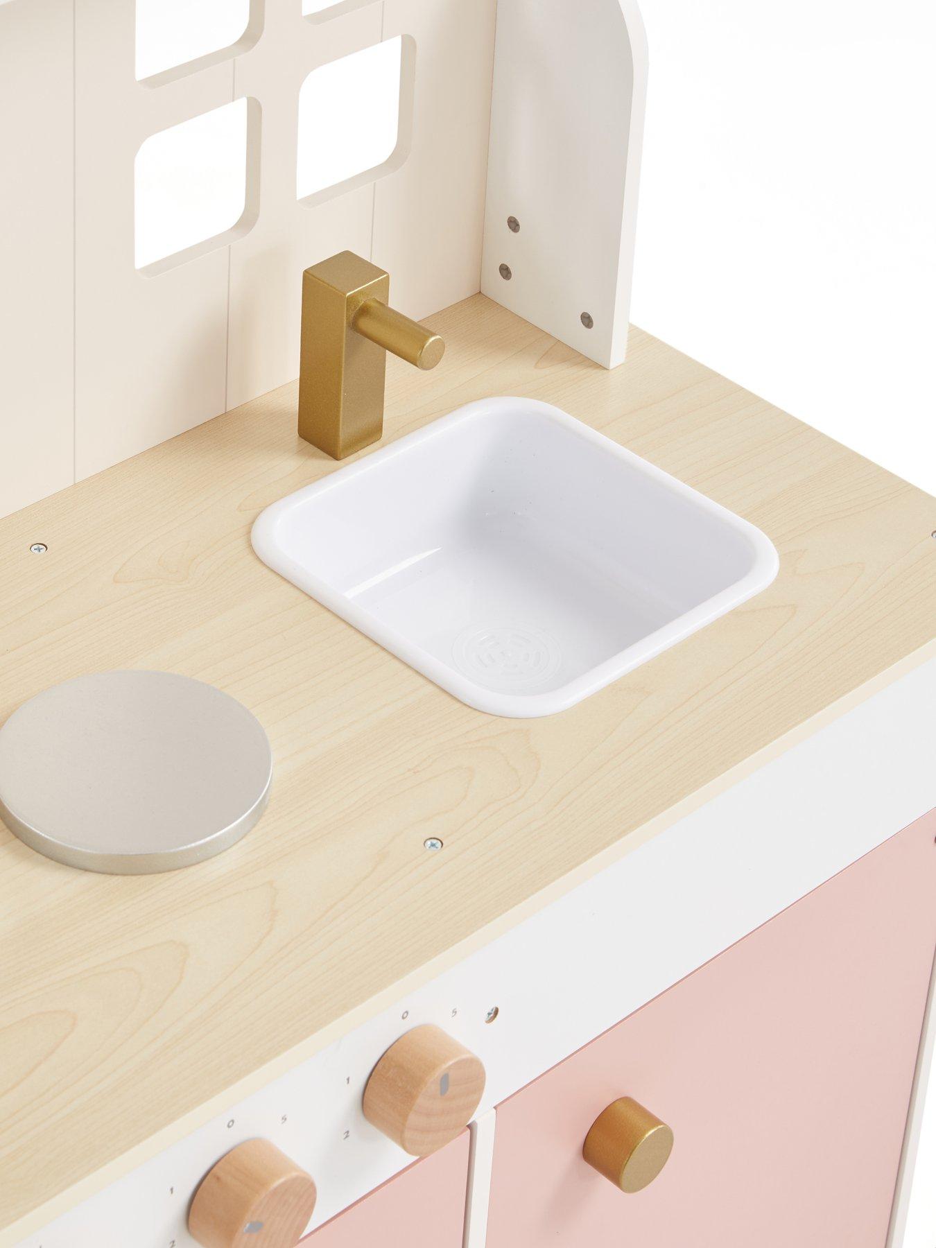  image of acorn-acorn-floorstanding-wooden-kitchen-playset--nbspblush