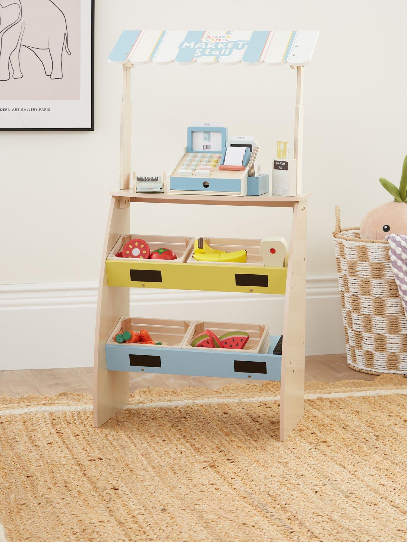 Acorn Wooden Market Stall Playset (Till Sold Separately)