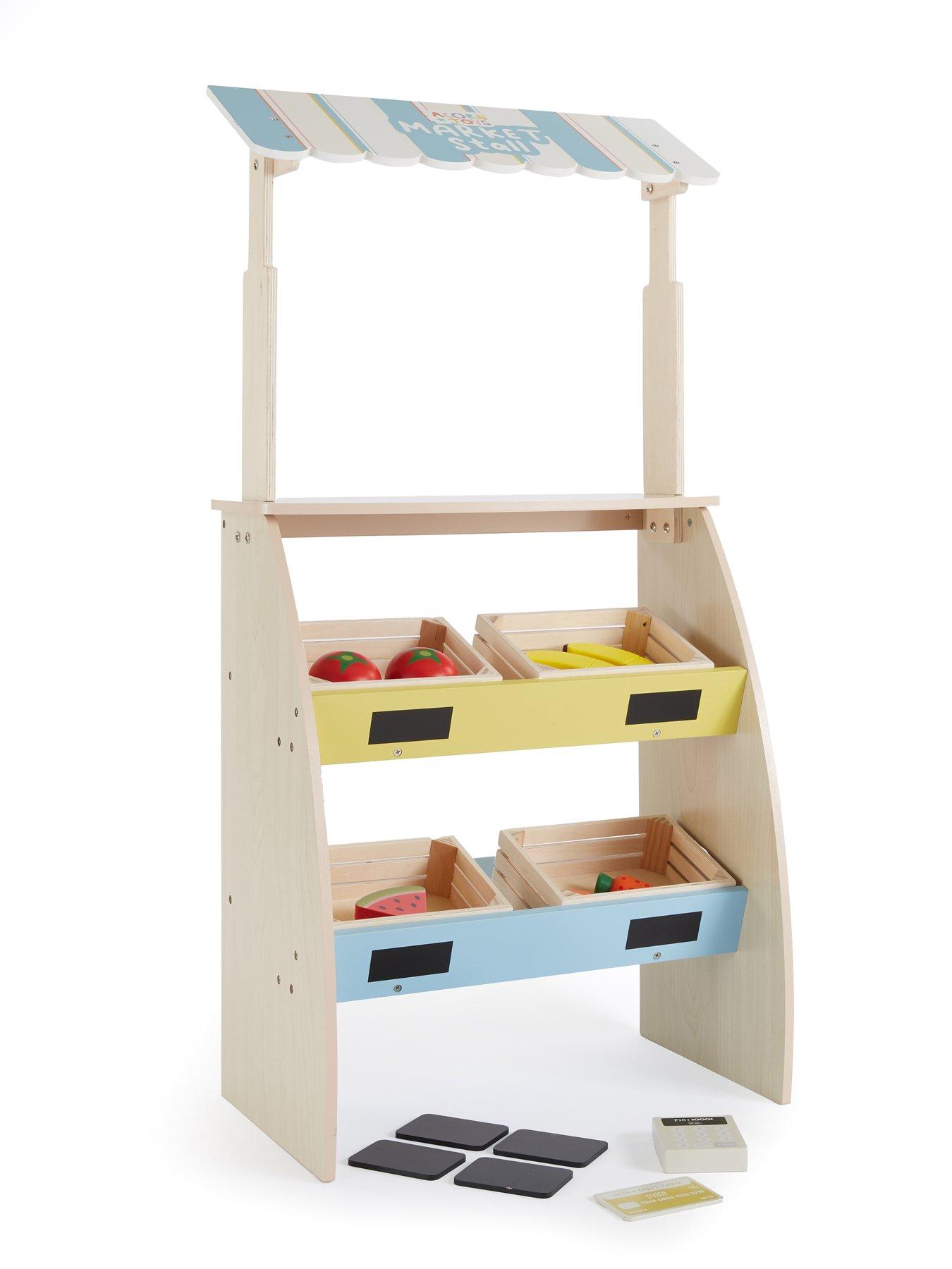 image of acorn-acorn-wooden-market-stall-playsetnbsptill-sold-separately