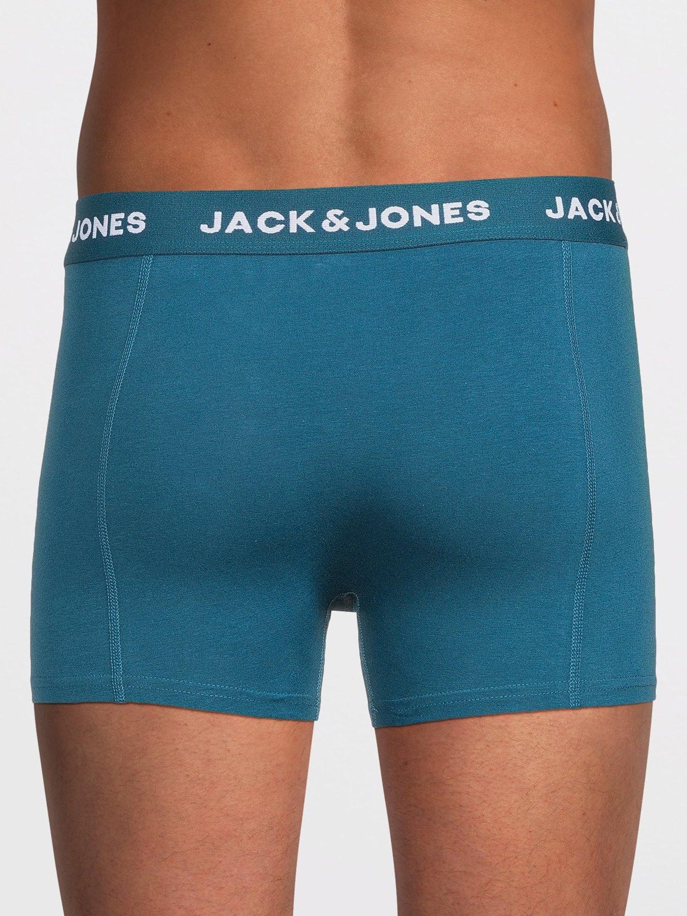  image of jack-jones-teo-solid-5-pack-trunks-multi