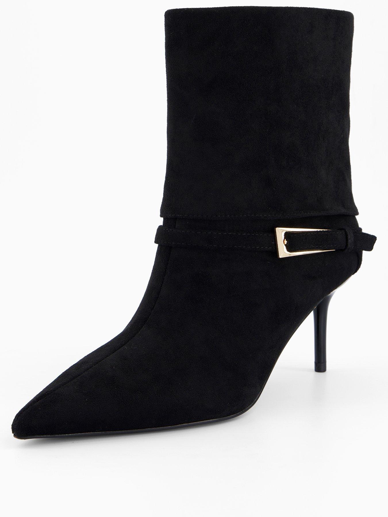 Image 3 of 7 of The Very Collection Pointed Ankle Boot - Black