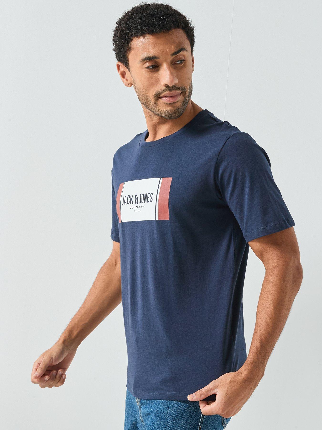 Image 6 of 6 of Jack & Jones Hayato T-Shirt - Navy