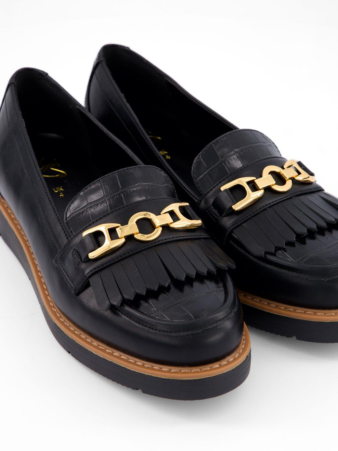 Image 5 of 6 of The Very Collection Flatform Loafer - Black