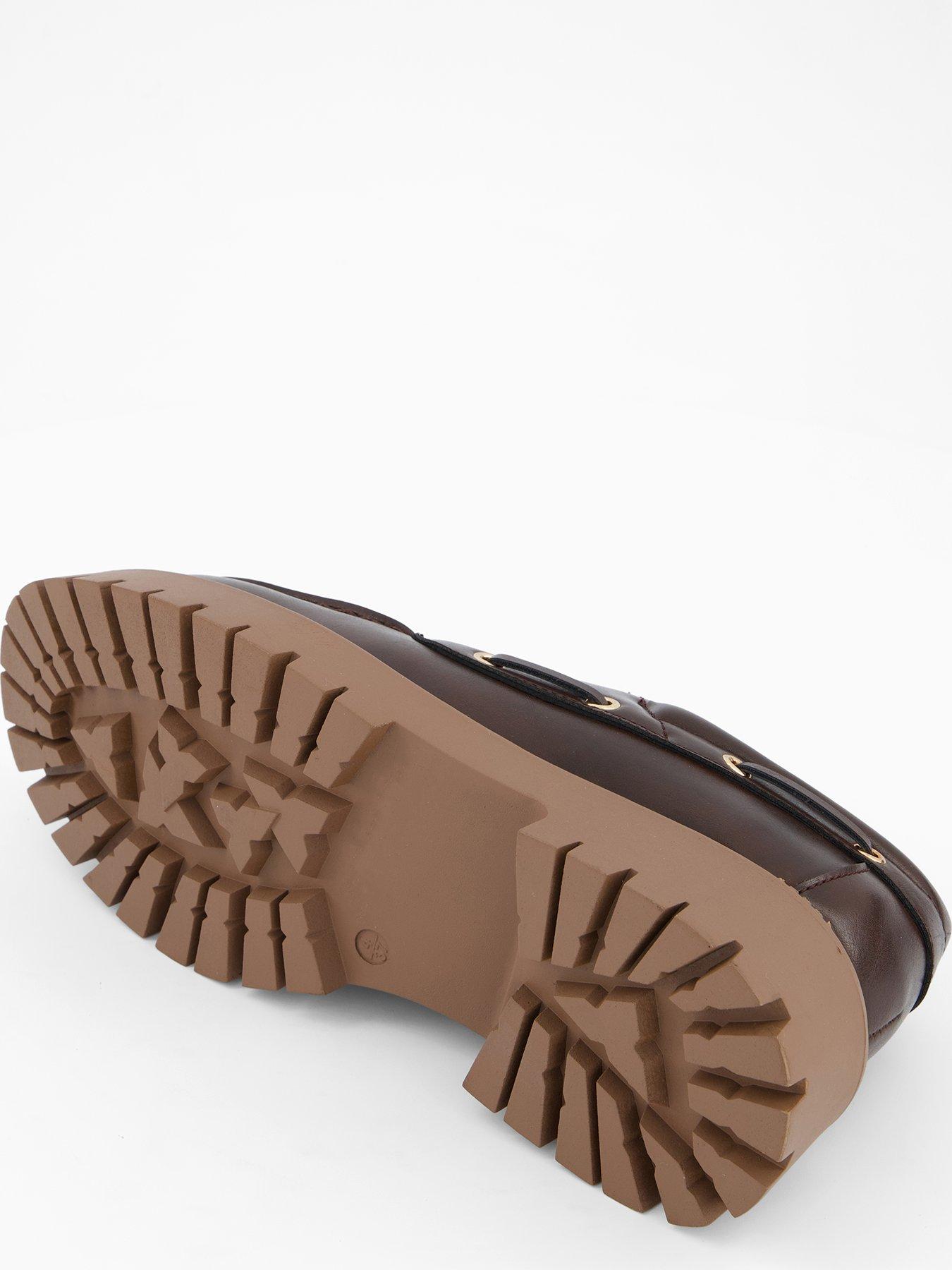  image of the-very-collection-loafer-boat-shoe-brown