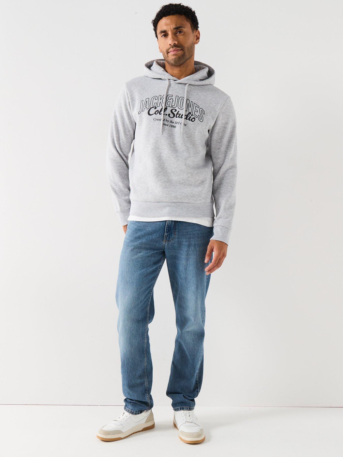 Image 3 of 6 of Jack & Jones Makoto Hoodie - Grey