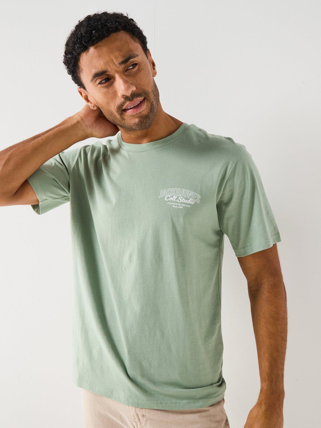 Image 1 of 5 of Jack & Jones Graphic Short Sleeve T-Shirt - Light Green