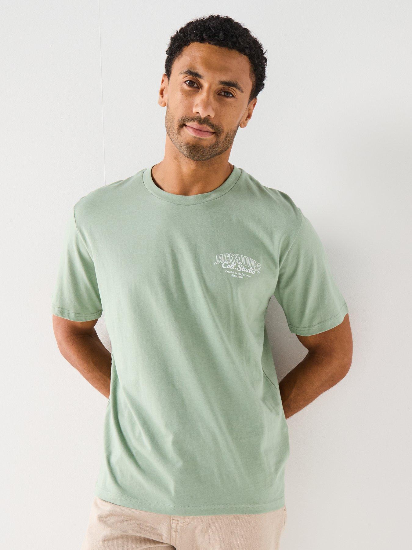 Image 5 of 5 of Jack & Jones Graphic Short Sleeve T-Shirt - Light Green