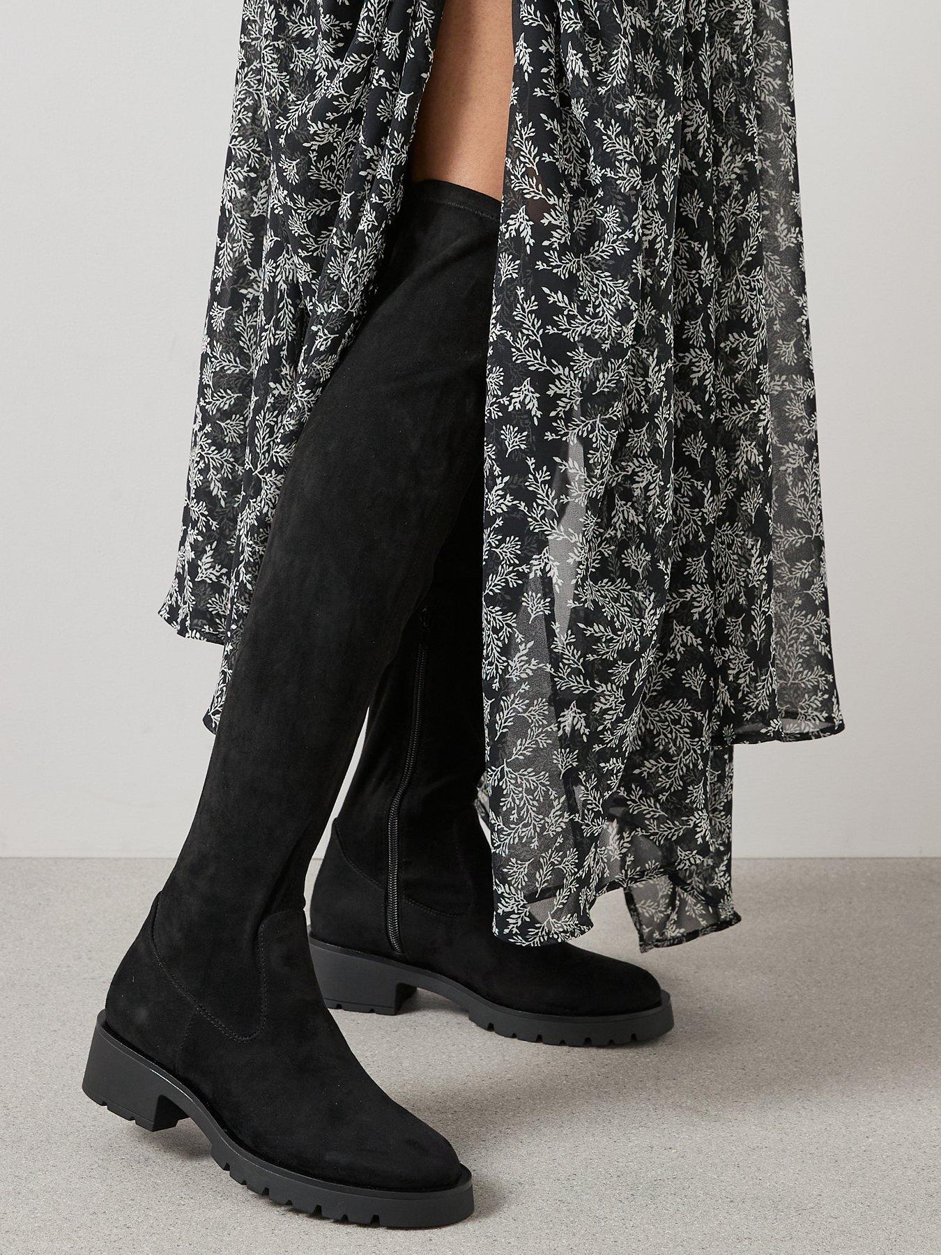  image of the-very-collection-over-knee-boot-black