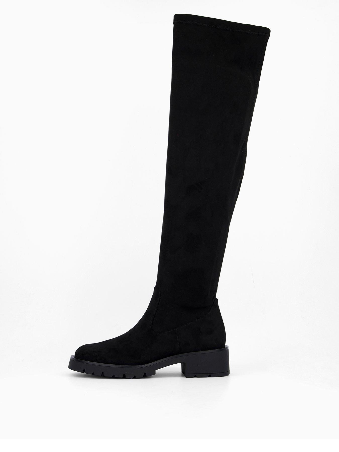  image of the-very-collection-over-knee-boot-black
