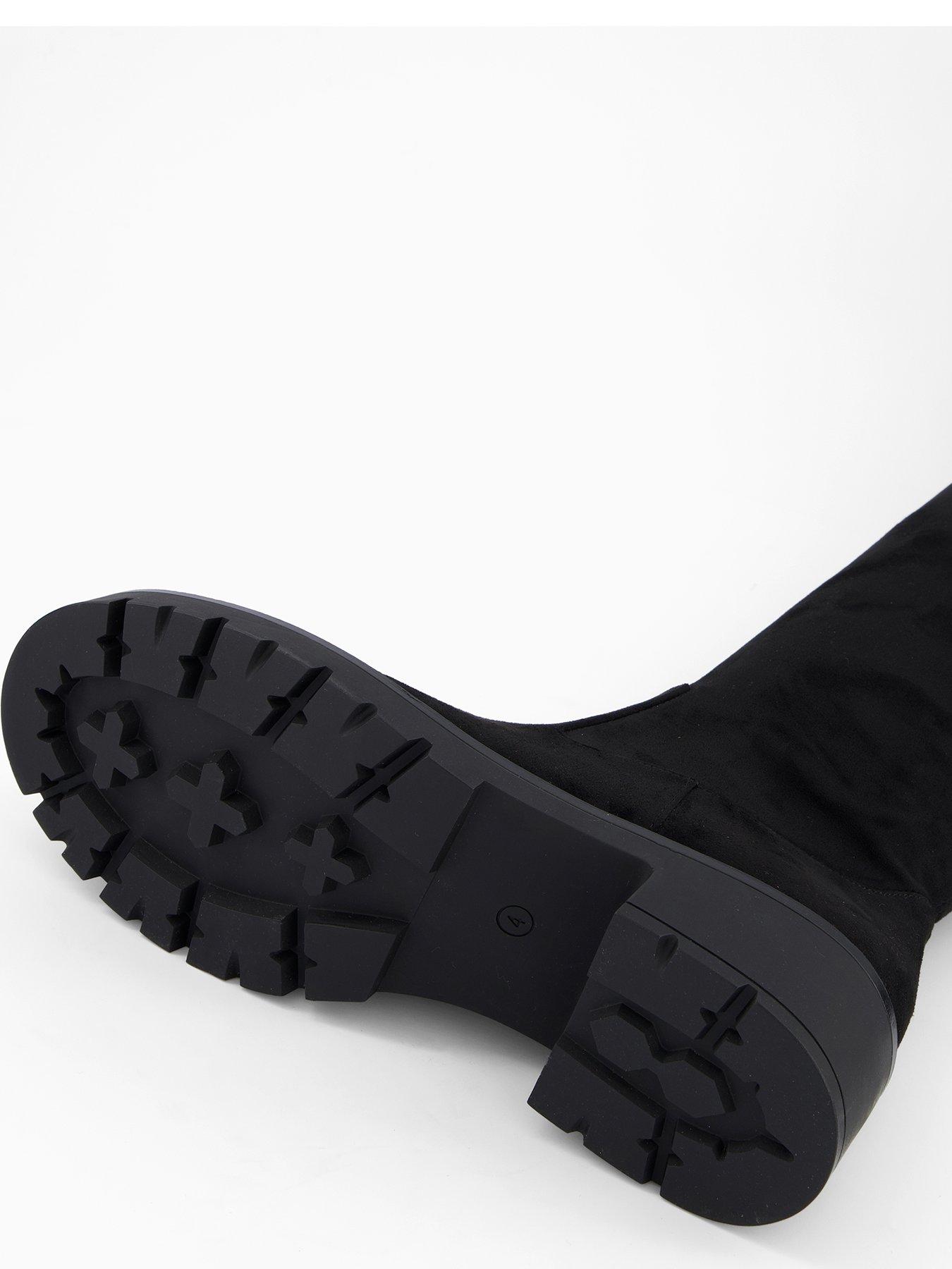  image of the-very-collection-over-knee-boot-black