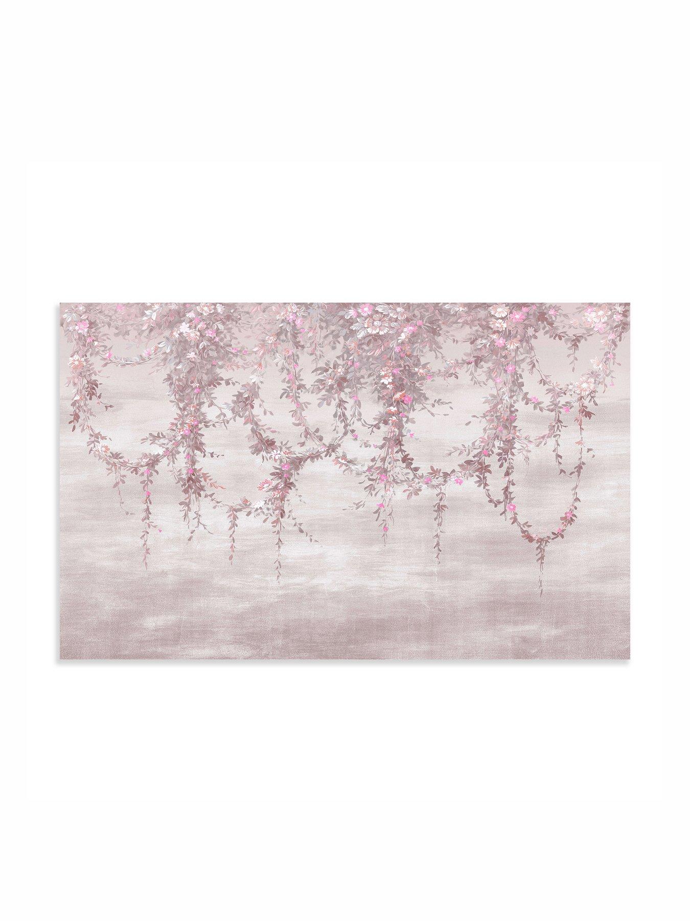 stillFront image of rachel-ashwell-hanging-garden-fixed-size-mural-pink