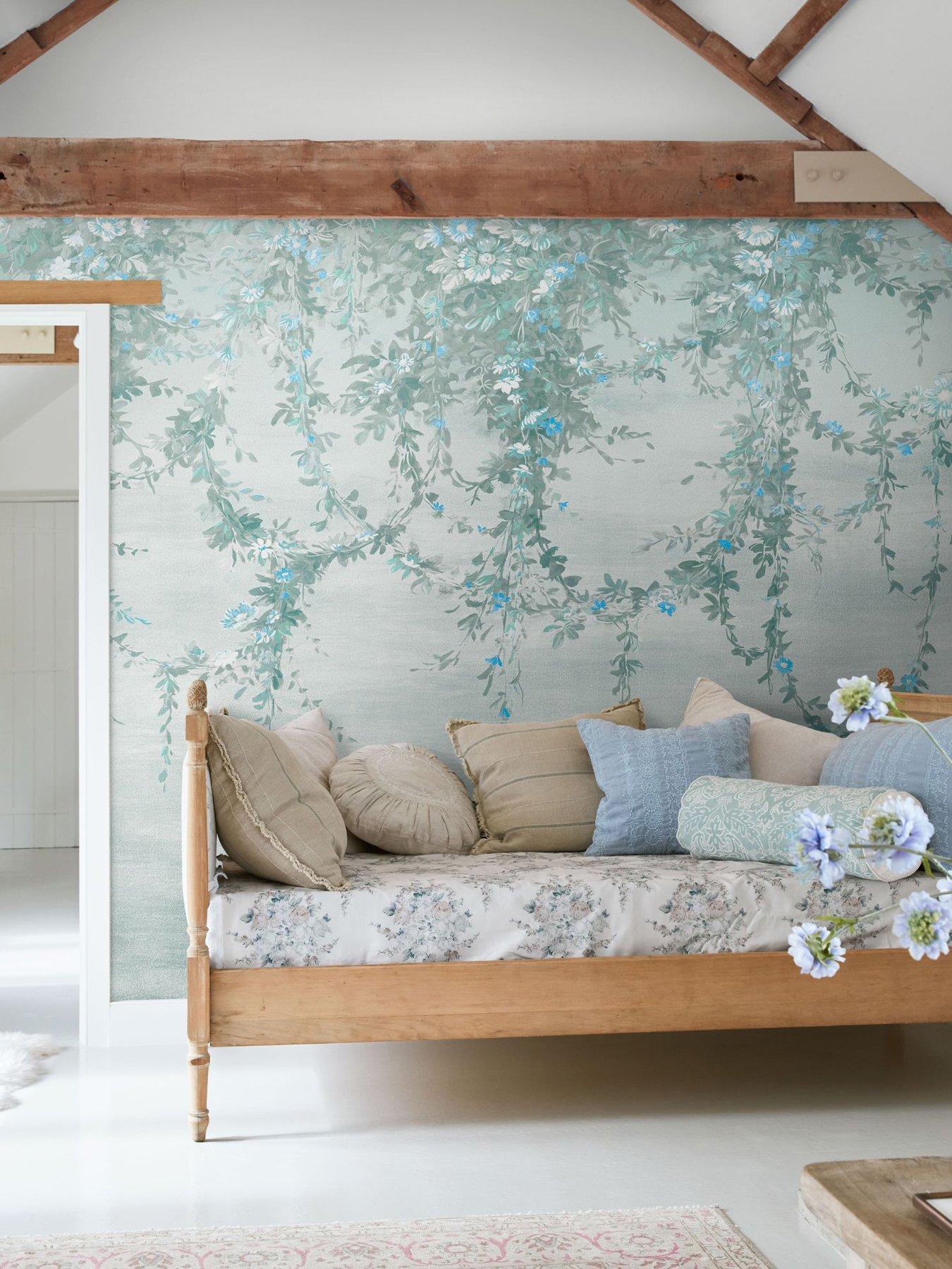 Rachel Ashwell Hanging Garden Fixed Size Mural - Duck Egg