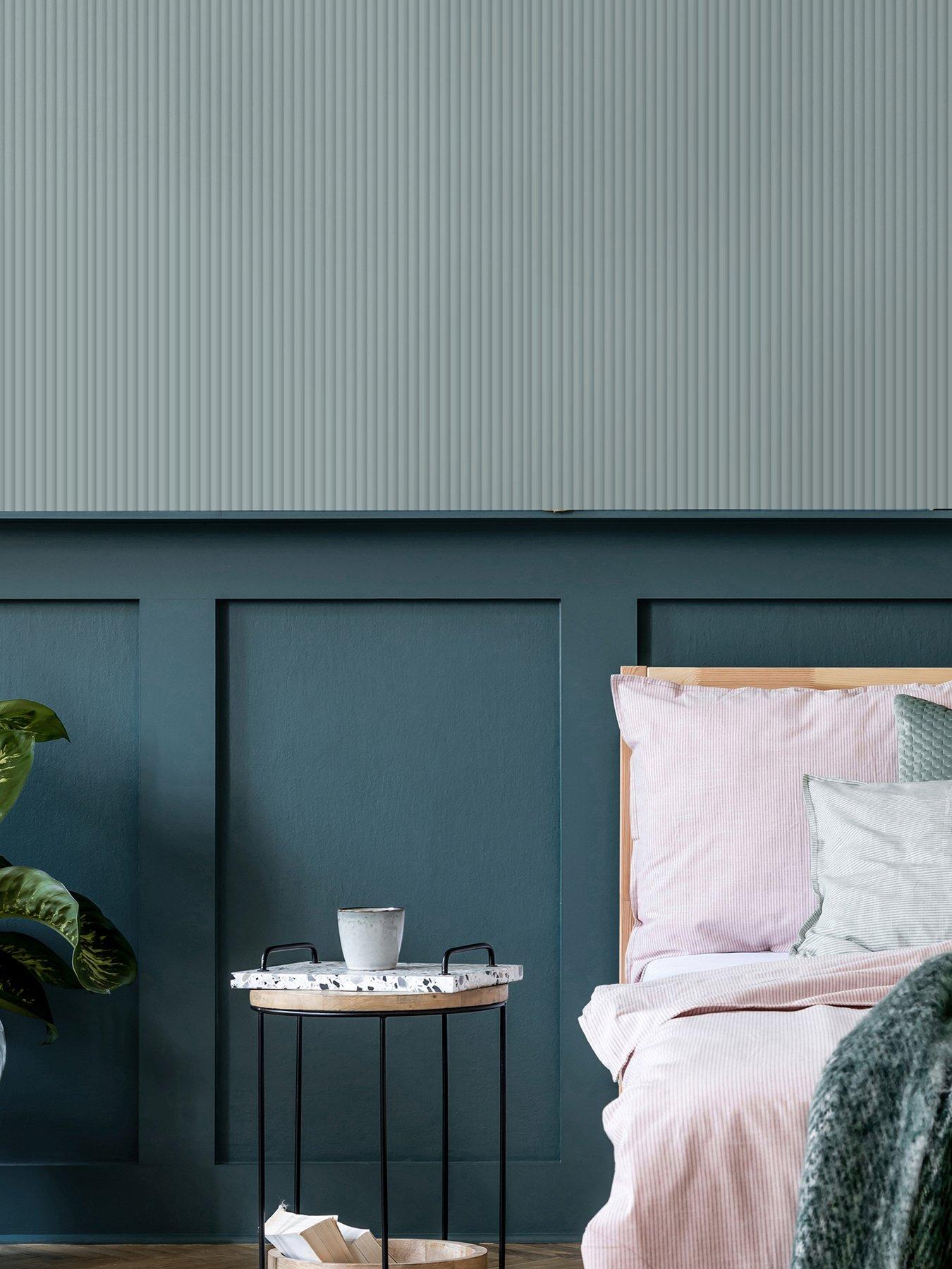 Superfresco Tactile Pinstripe Wallpaper - Duck Egg