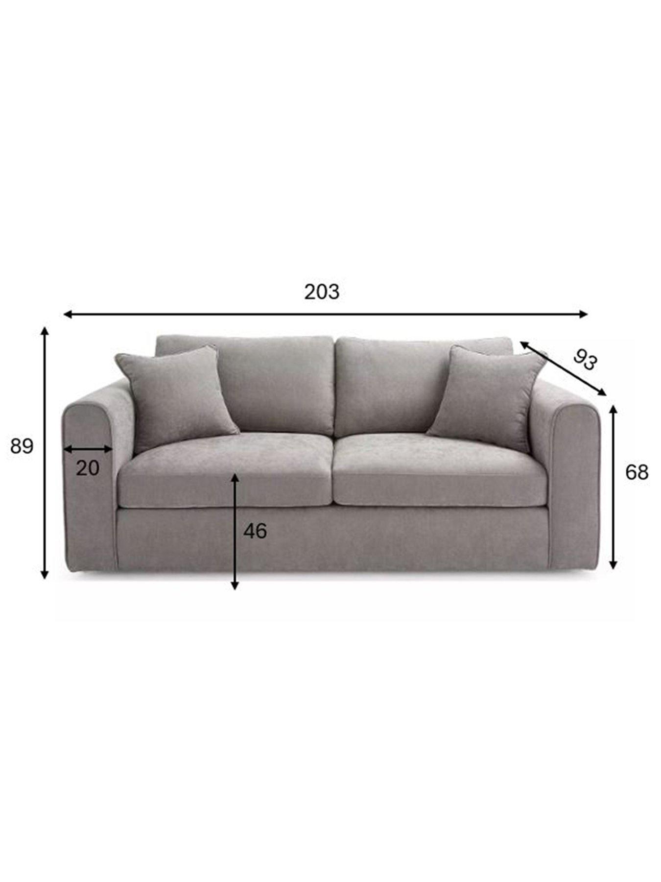 Image 7 of 7 of Very Home Nylah 3 Seater Sofa