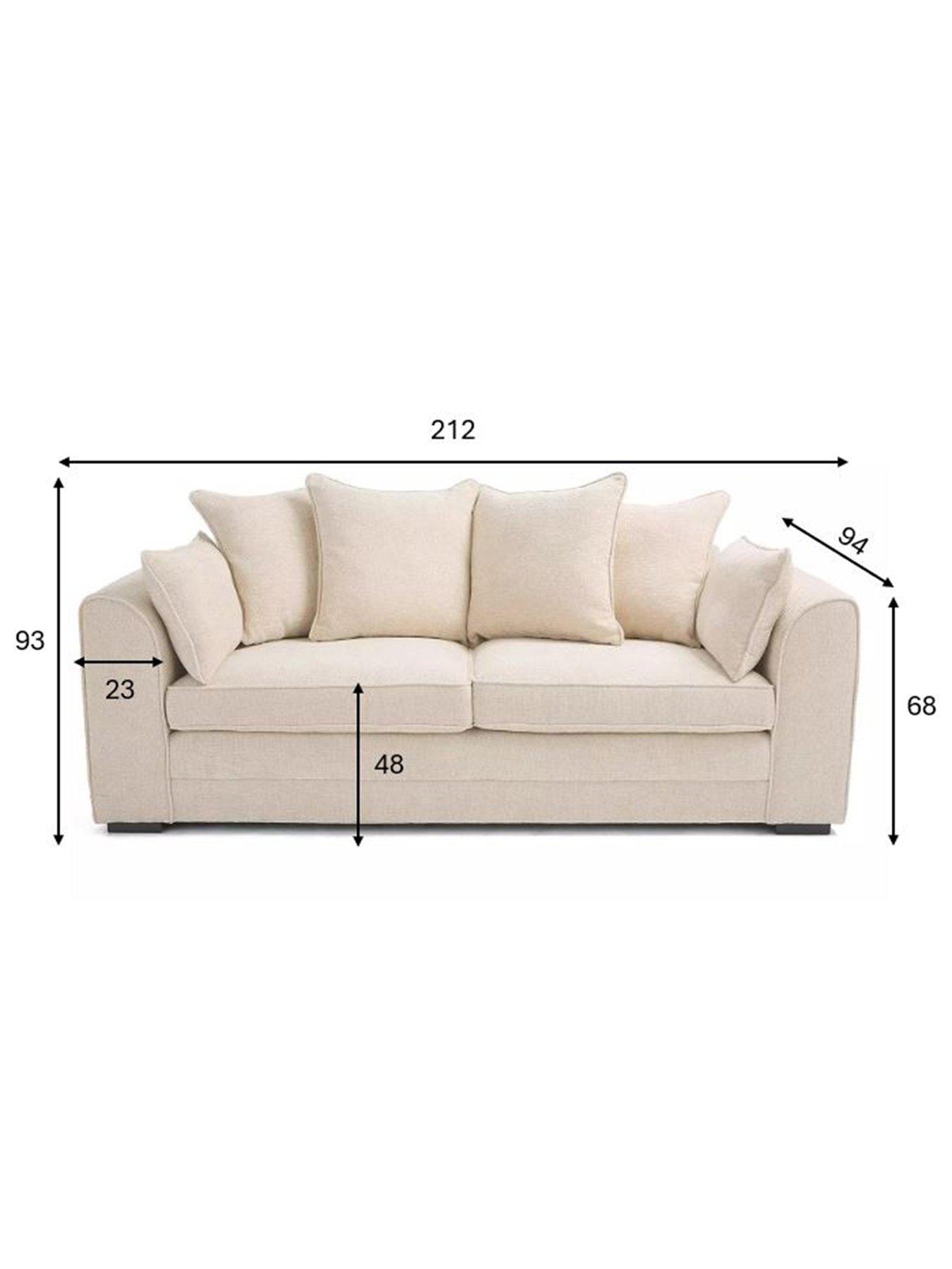 Image 7 of 7 of The Very Collection Soho Fabric 3 Seater Sofa - FSC&reg; Certified