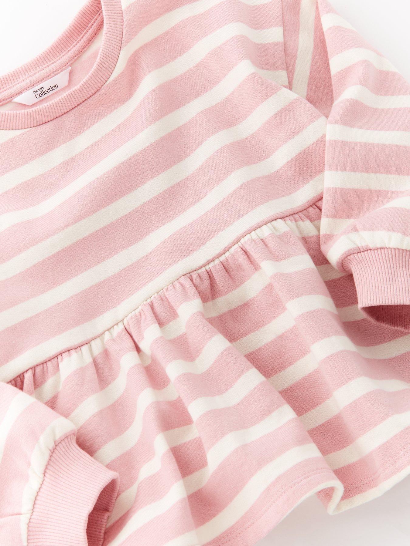  image of the-very-collection-girls-leopard-peplum-sweat-set-print