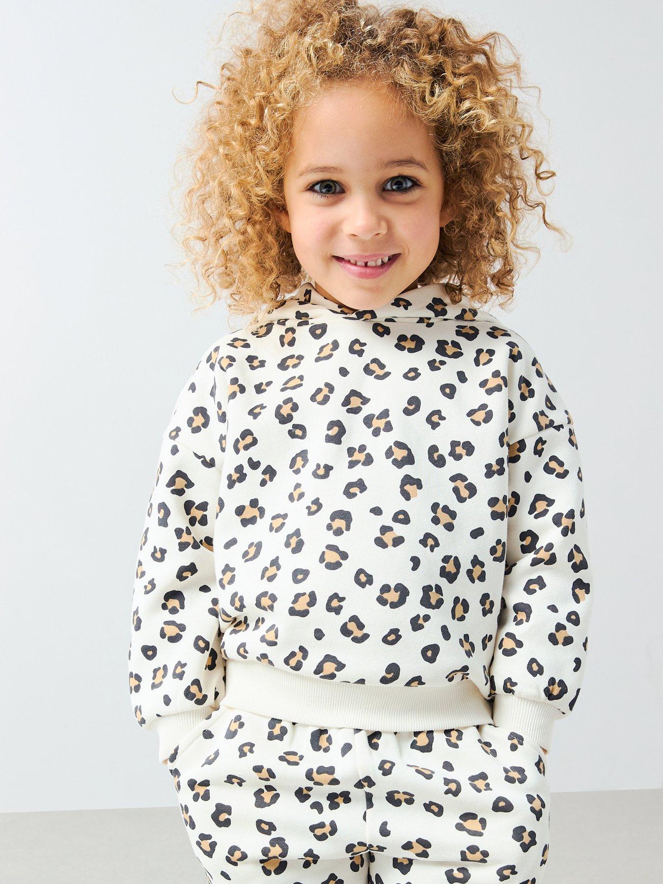 The Very Collection Girls Animal Hoodie - Print
