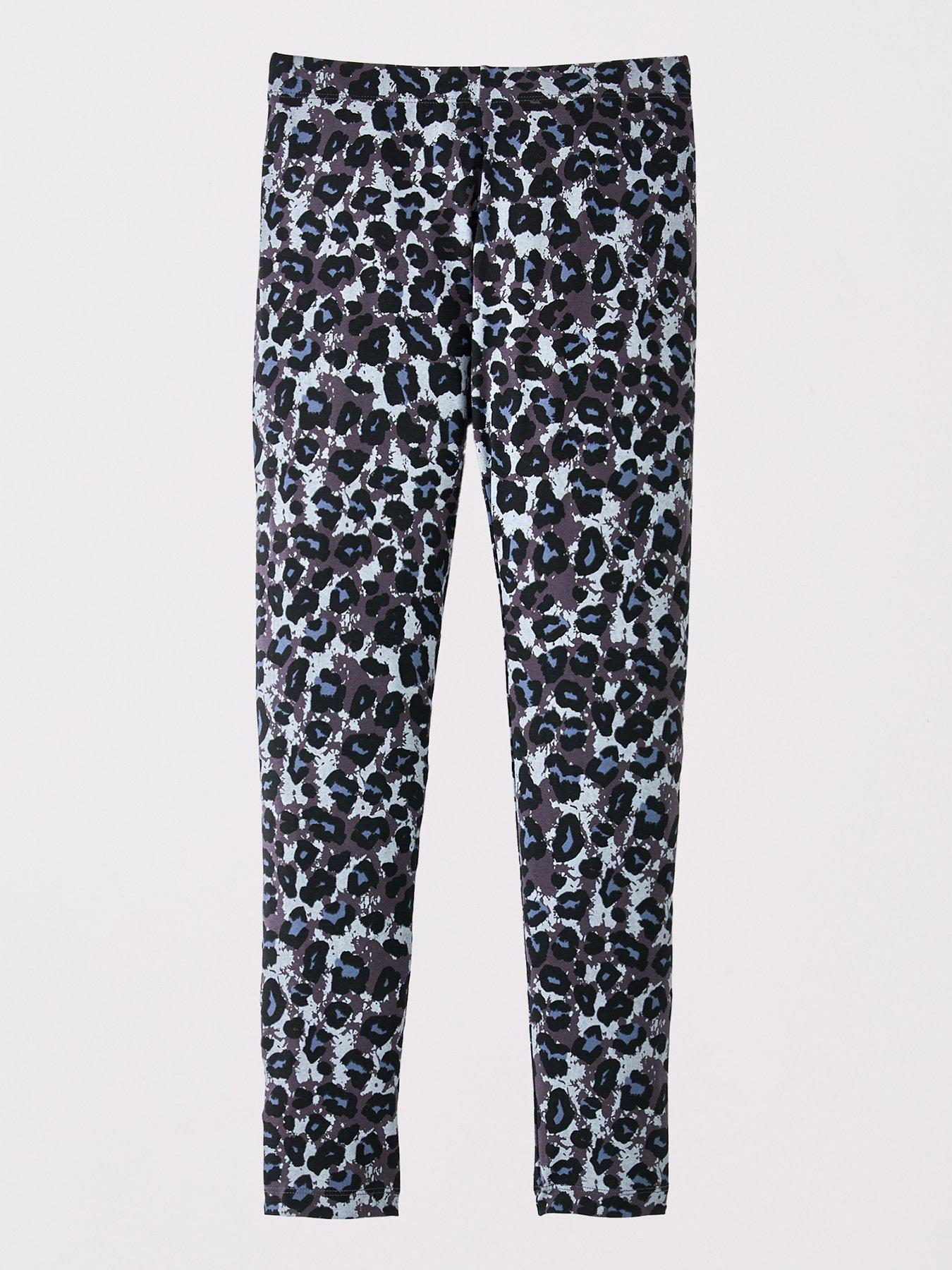 Image 2 of 5 of The Very Collection Girls 3 Pack Animal Leggings - Print