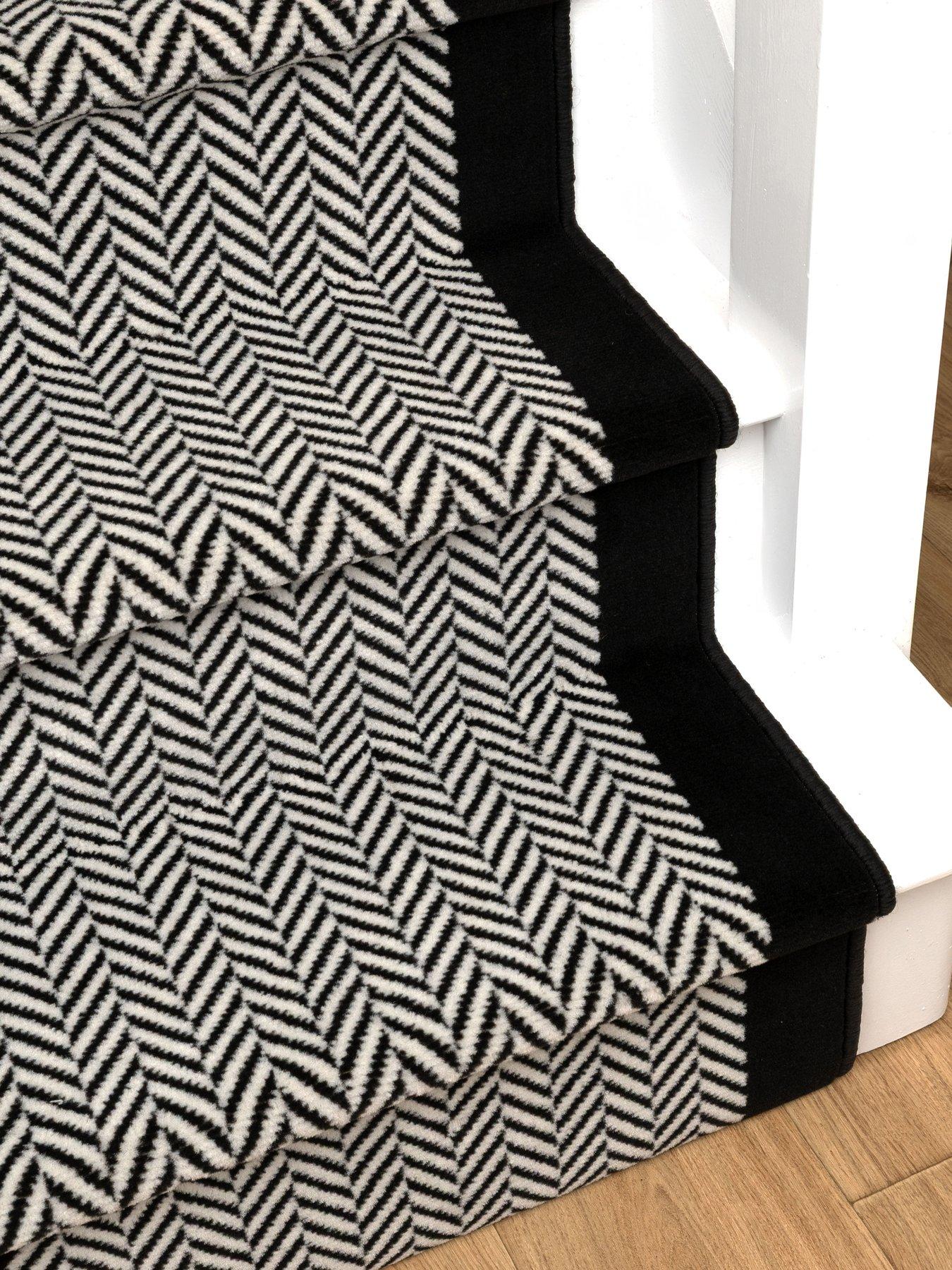 Image 7 of 7 of Homemaker Stair Runner Maestro Border Edge 67x800cm