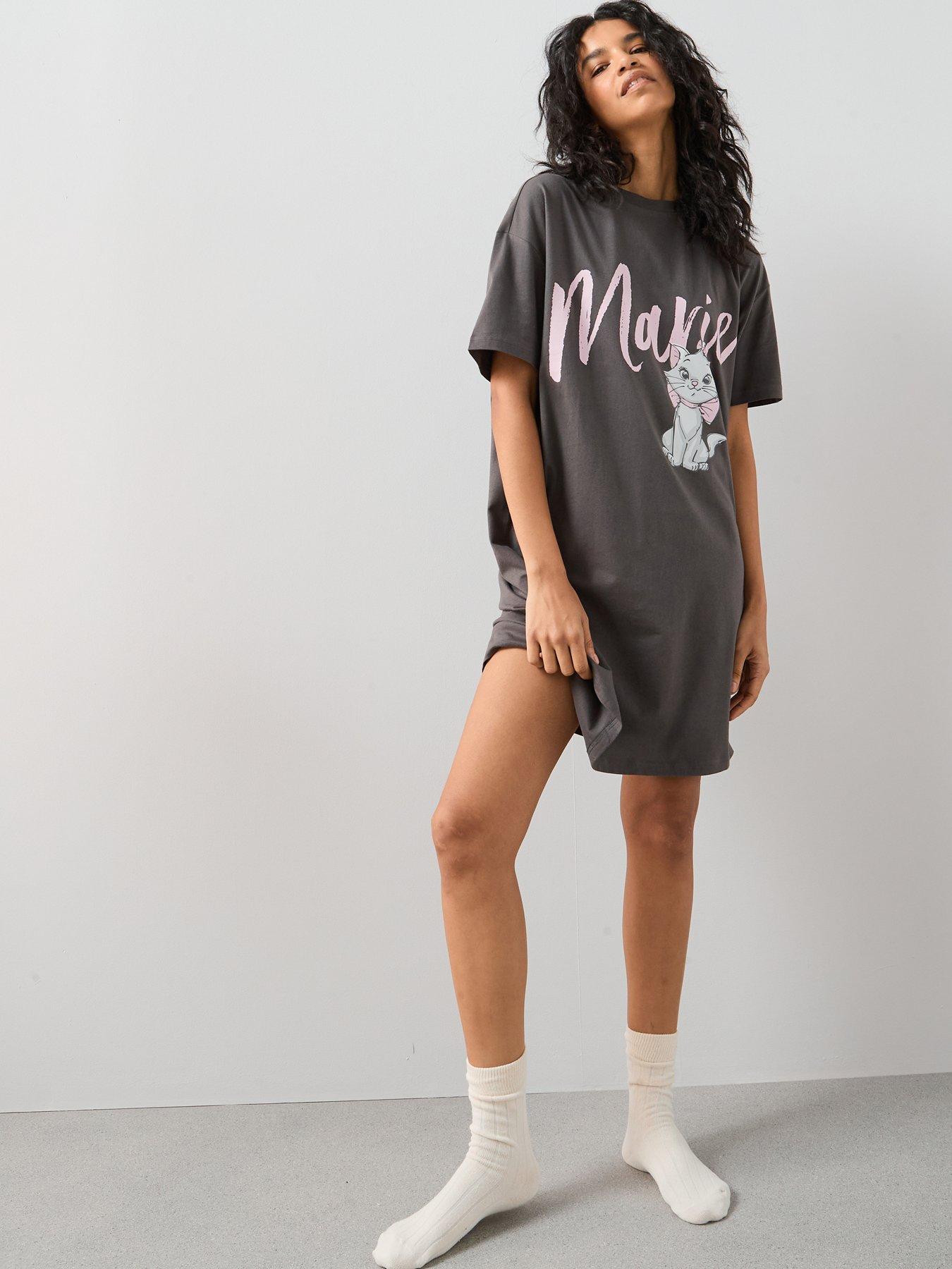 undefined Ladies Aristocats Nightie - Grey