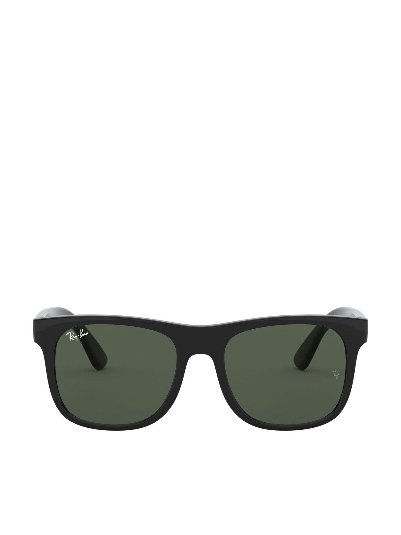 Ray-Ban Kids Unisex Justin Square Sunglasses - Black