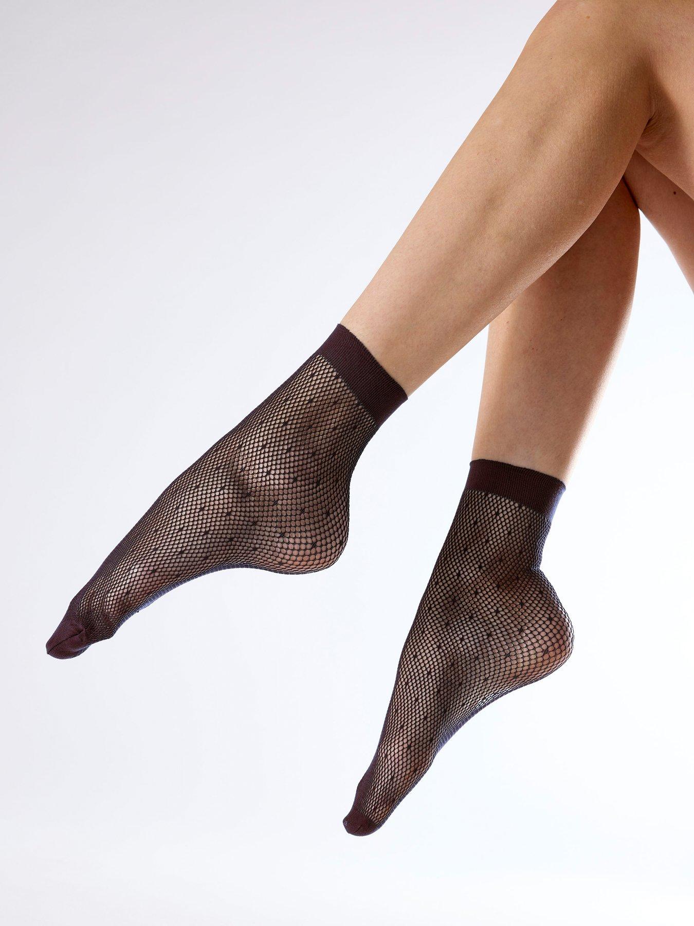 undefined Spot Net Anklet - Black