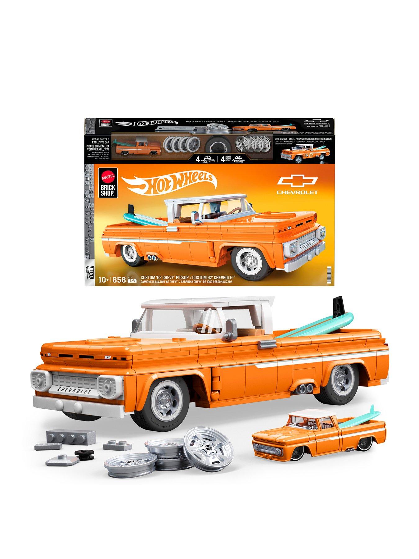 Brick Shop Hot Wheels Custom ’62 Chevy Pickup Building Toy Kit