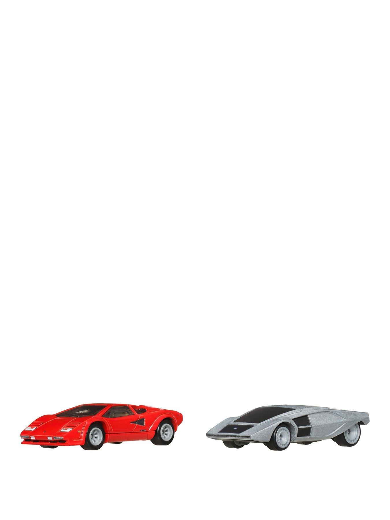 Pack Hot Wheels Premium Car Culture : Lamborghini Countach + Lancia Stratos Zero – Échelle 1:64 – Die-cast