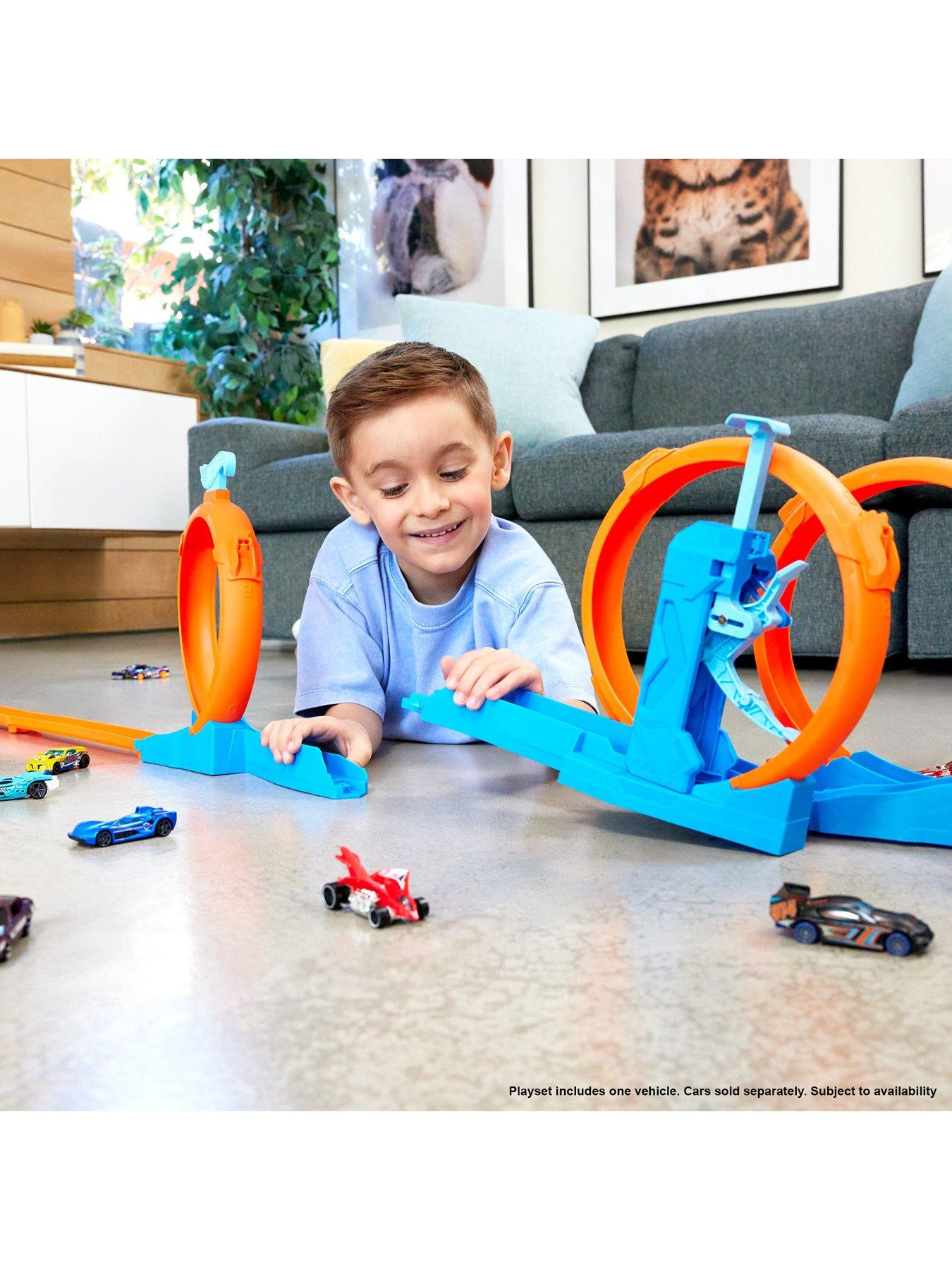 Image 3 of 7 of Hot Wheels Track Creator Triple Loop Frenzy Kit