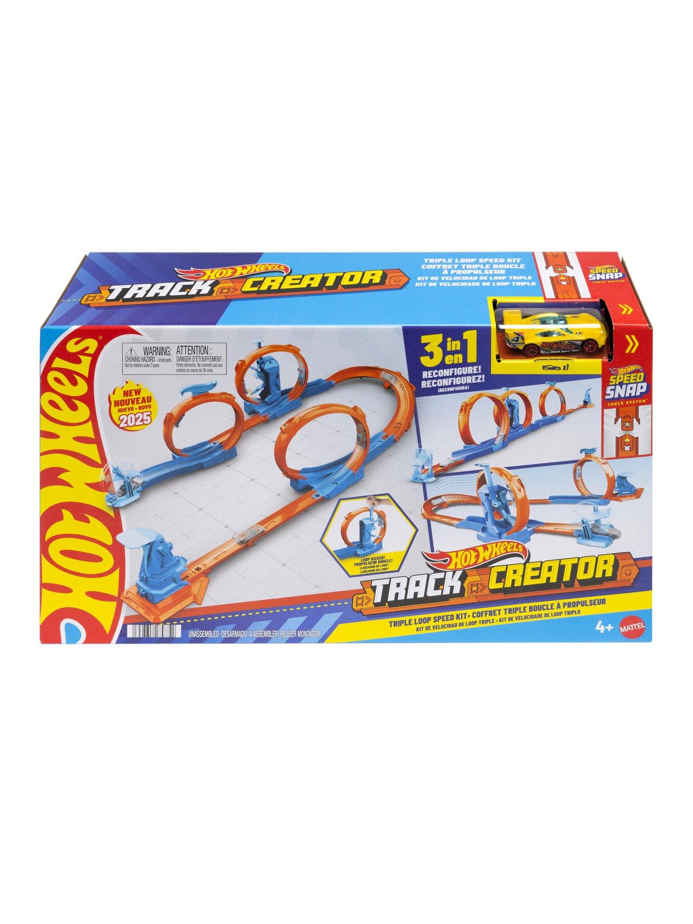 Image 7 of 7 of Hot Wheels Track Creator Triple Loop Frenzy Kit