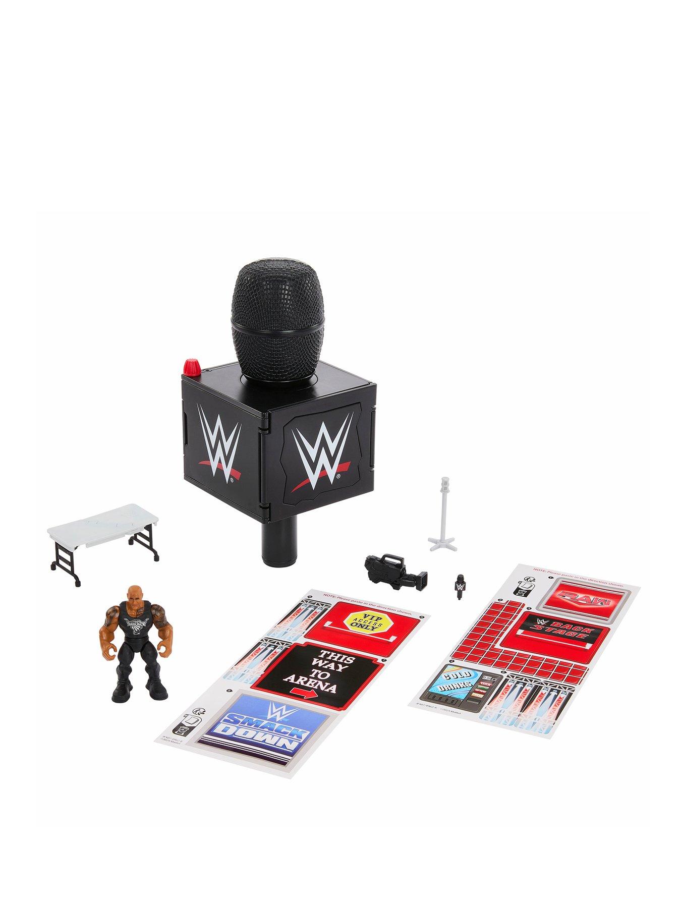 WWE Knuckle Crunchers Microphone Playset