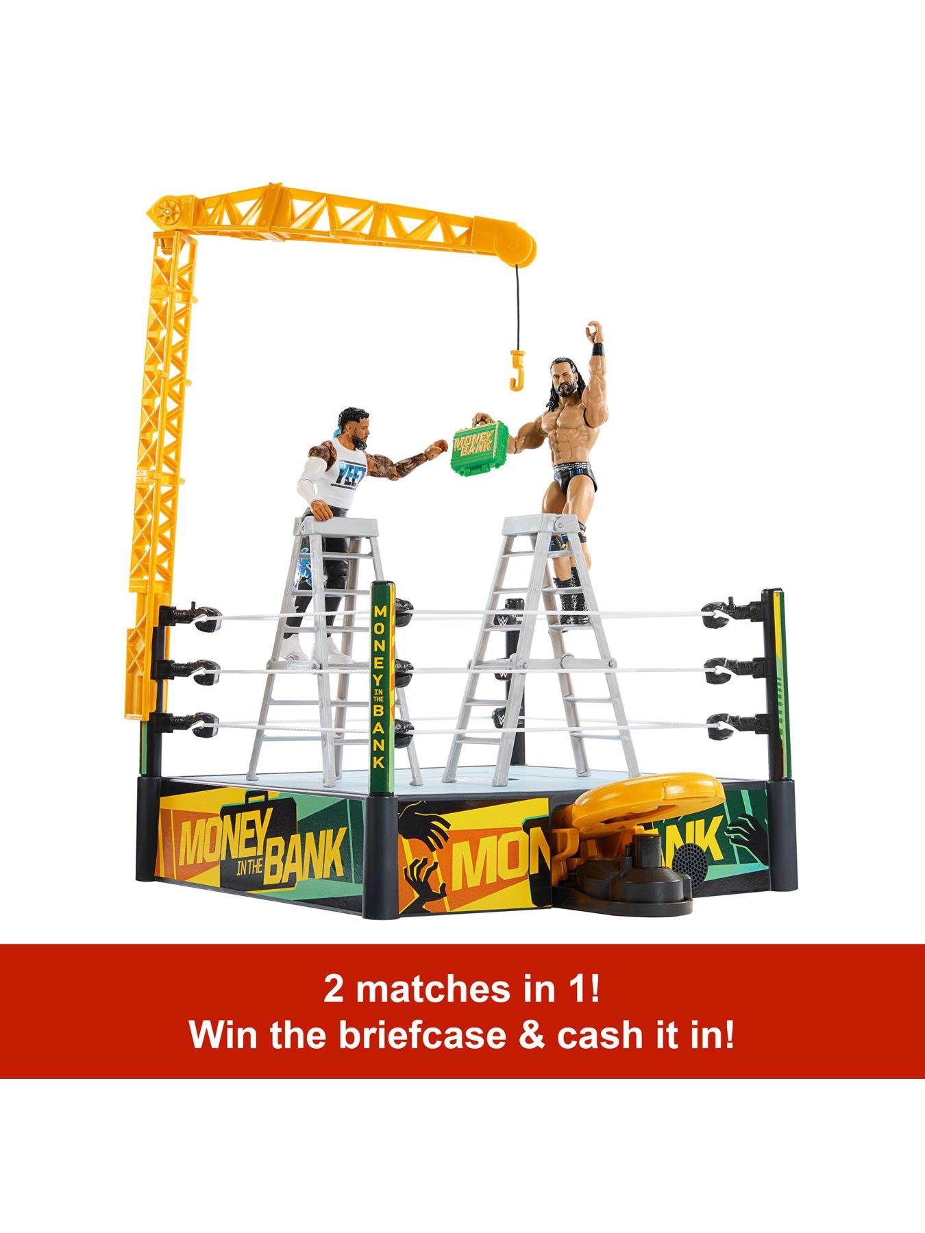 Image 3 of 8 of WWE 40+ Sounds Money In The Bank Ring Playset