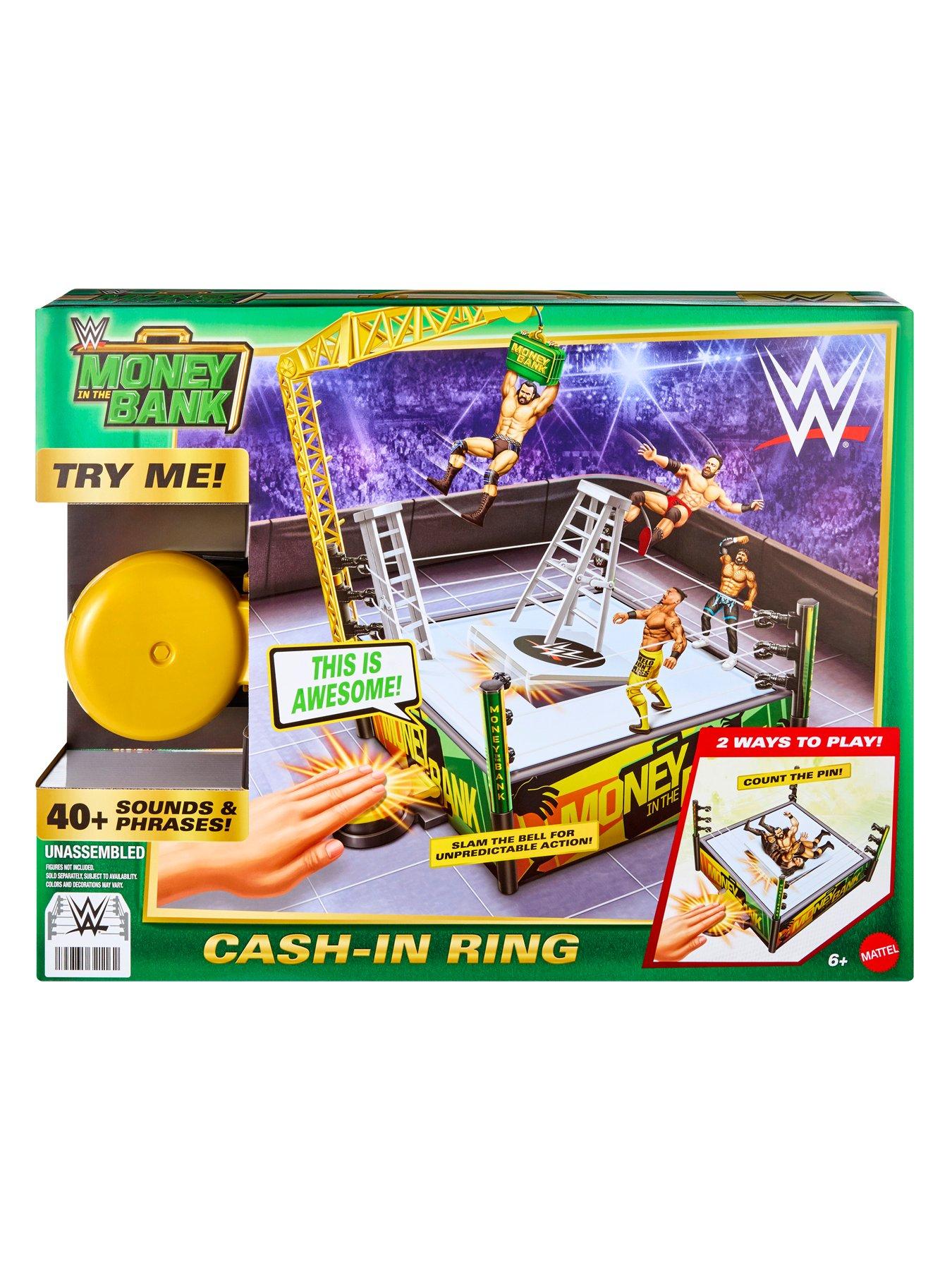 Image 7 of 8 of WWE 40+ Sounds Money In The Bank Ring Playset
