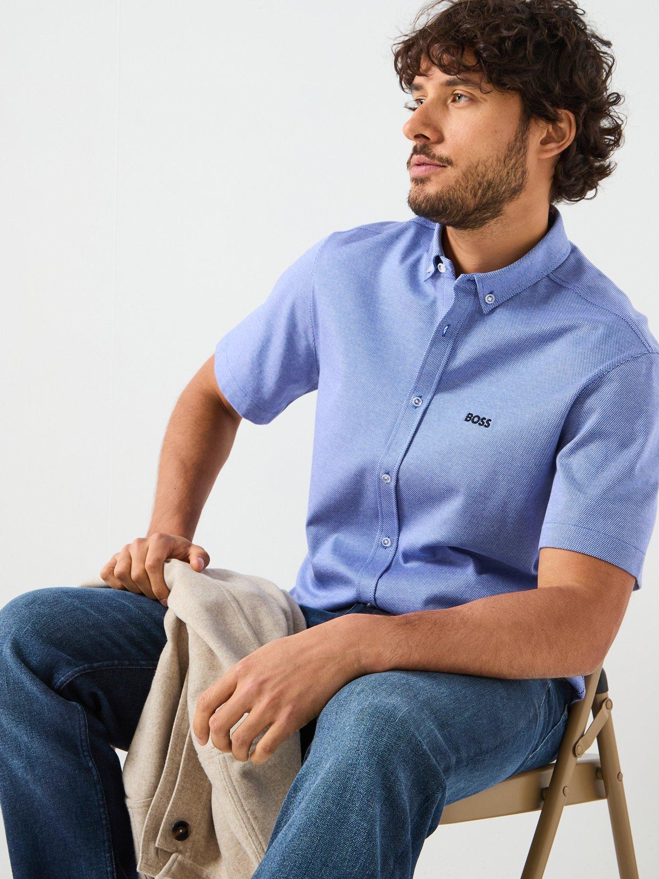 BOSS Boss Motion Regular Fit Short Sleeve Shirt