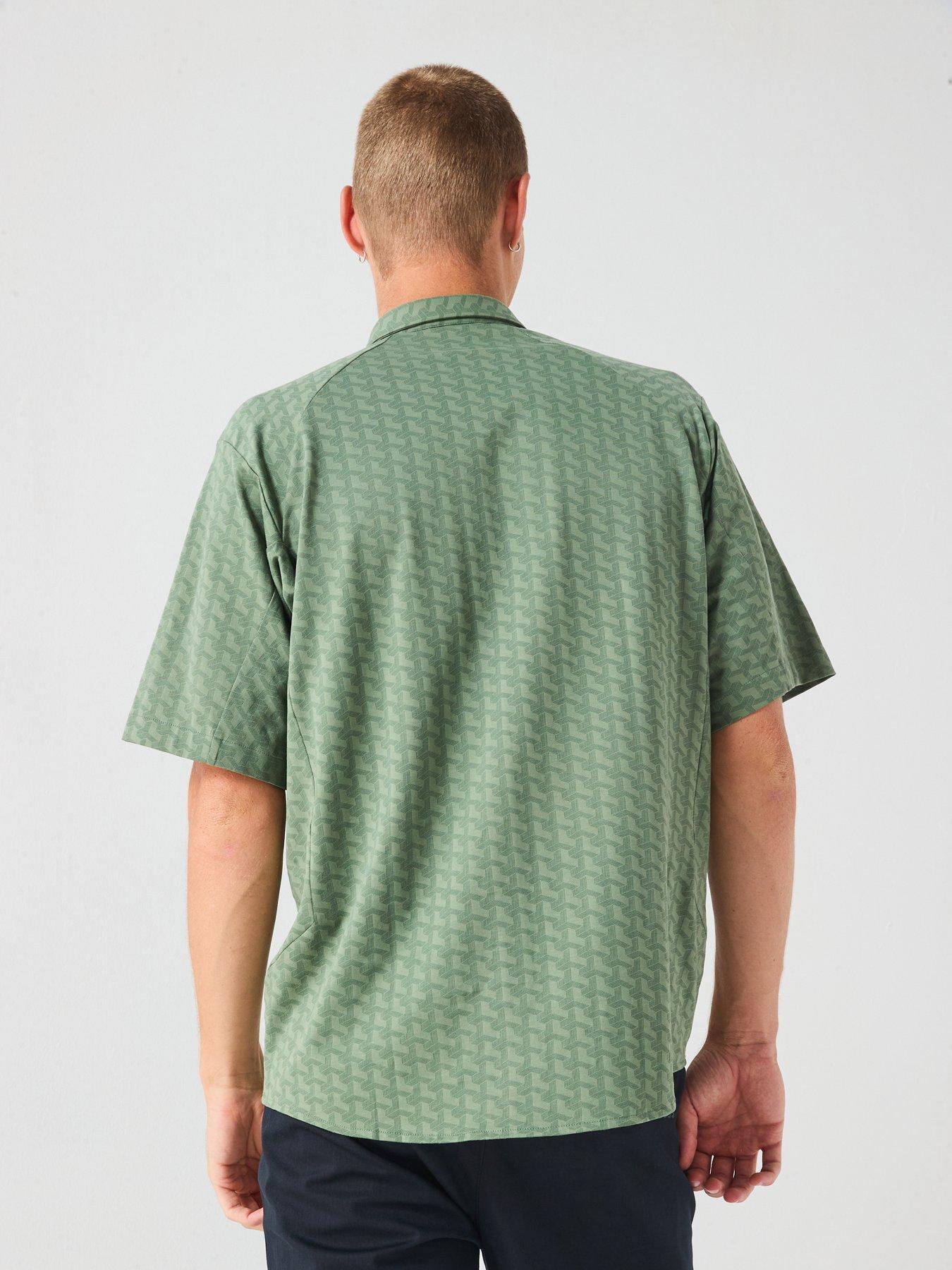 Image 2 of 5 of BOSS Excurse Regular Fit Short Sleeve Shirt - Green