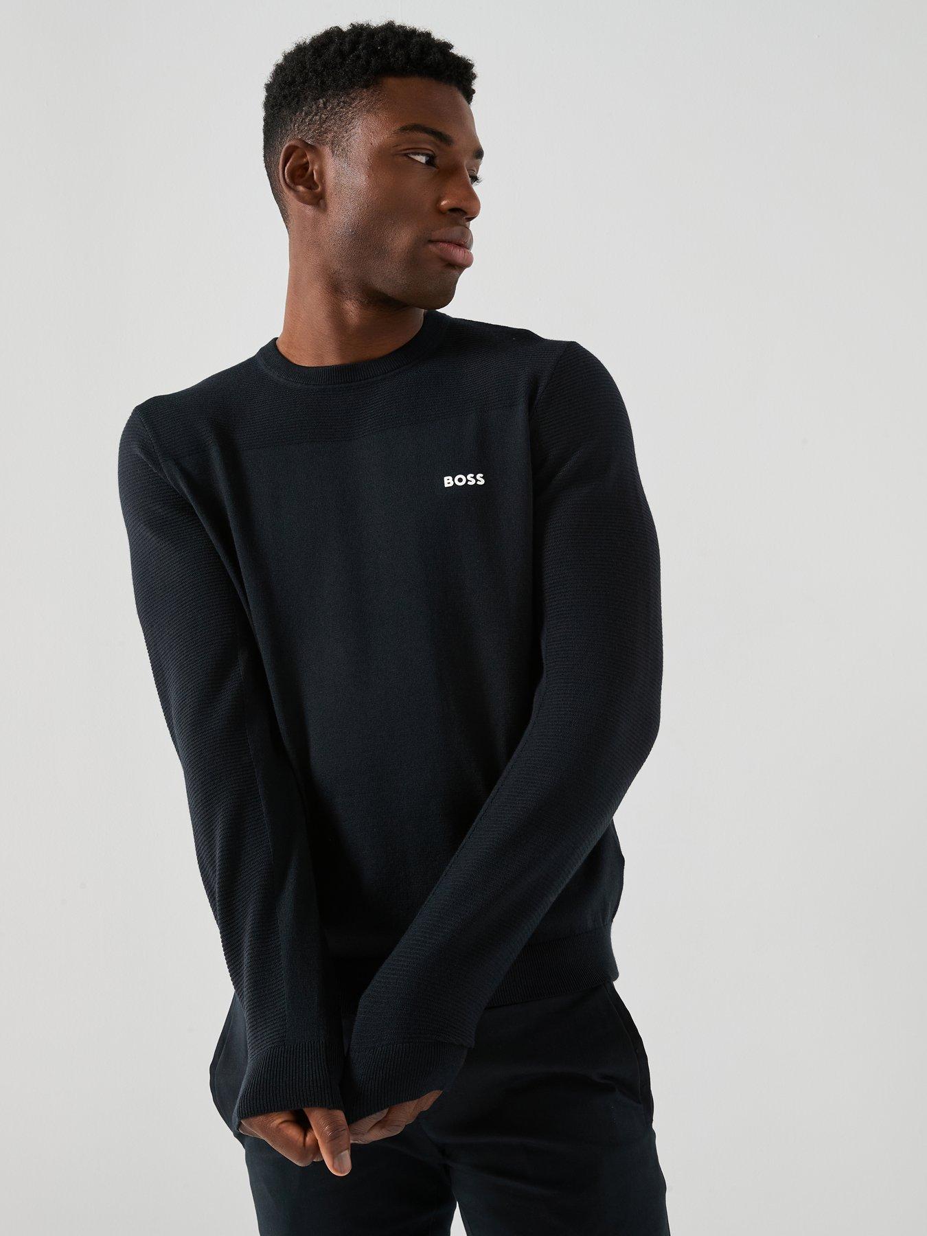 BOSS Boss Momentum-x Merino Crew Knitted Jumper
