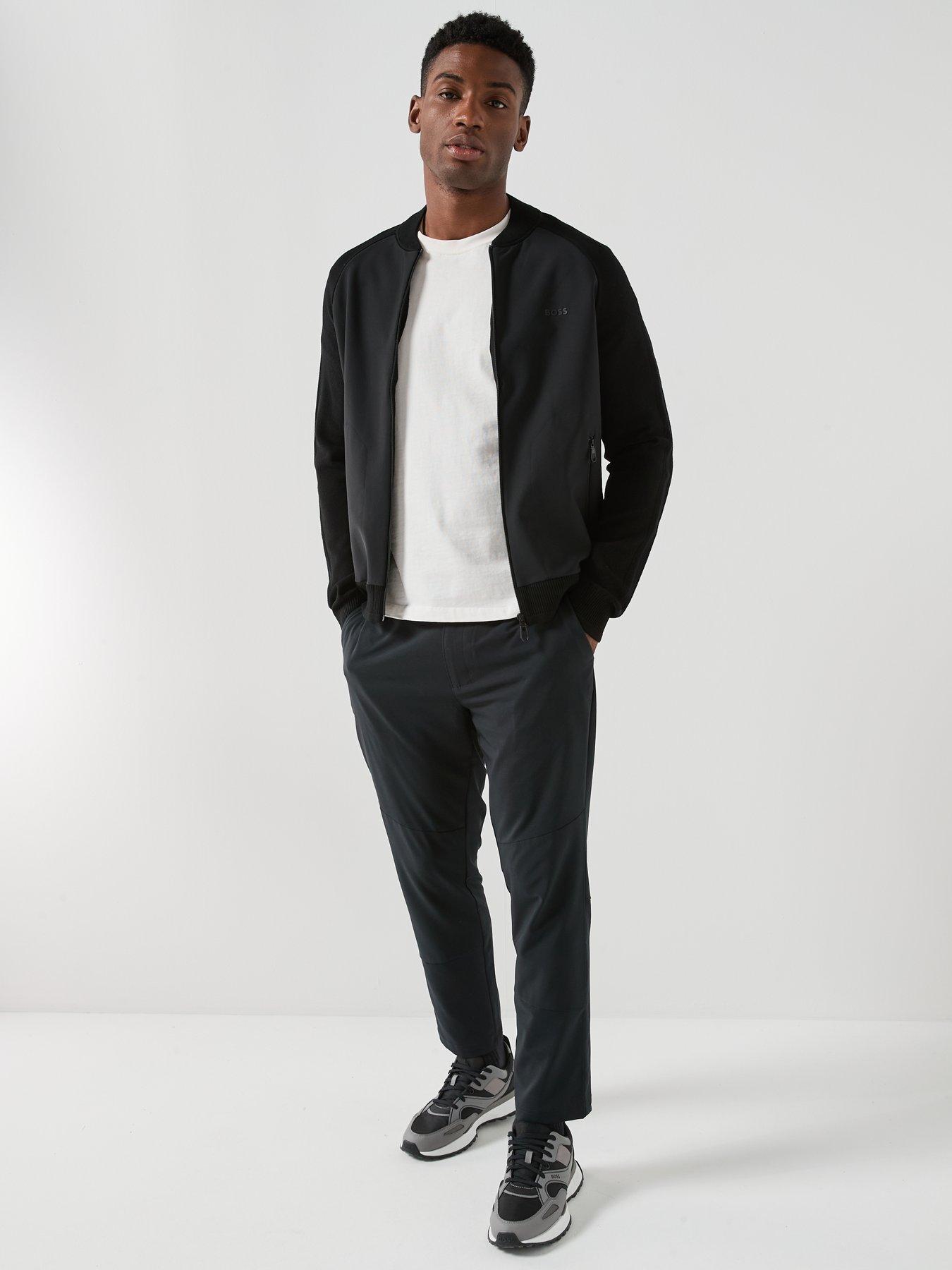  image of boss-boss-civic-hybrid-regular-fit-zip-through-knitted-jumper