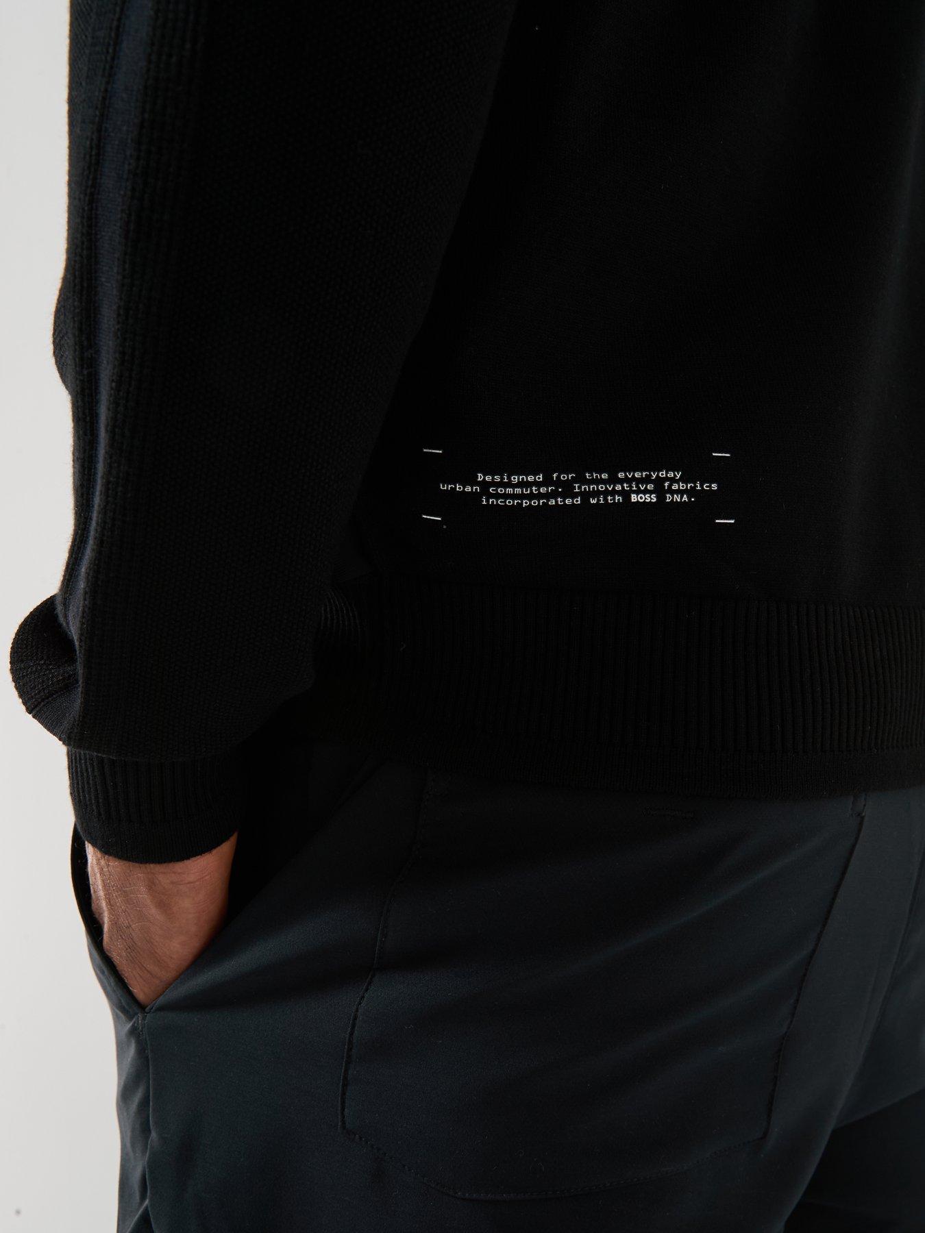  image of boss-boss-civic-hybrid-regular-fit-zip-through-knitted-jumper