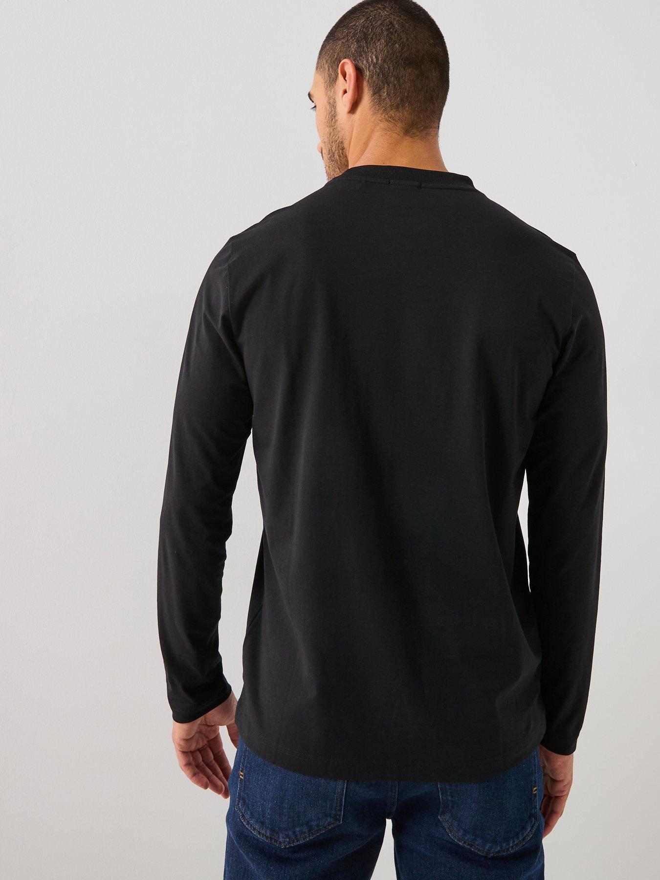  image of boss-tee-long-regular-fit-long-sleeve-t-shirt-black
