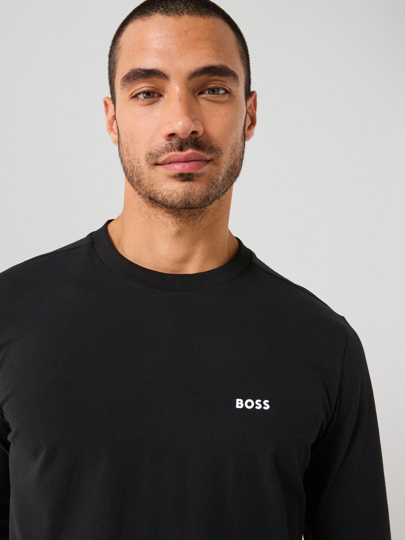  image of boss-tee-long-regular-fit-long-sleeve-t-shirt-black