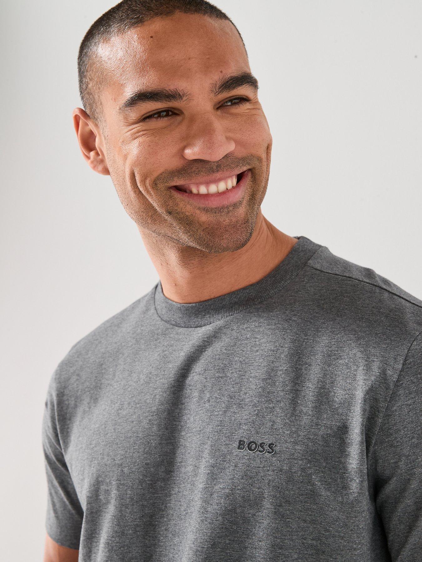 Image 4 of 6 of BOSS Regular Fit T-Shirt - Dark Grey