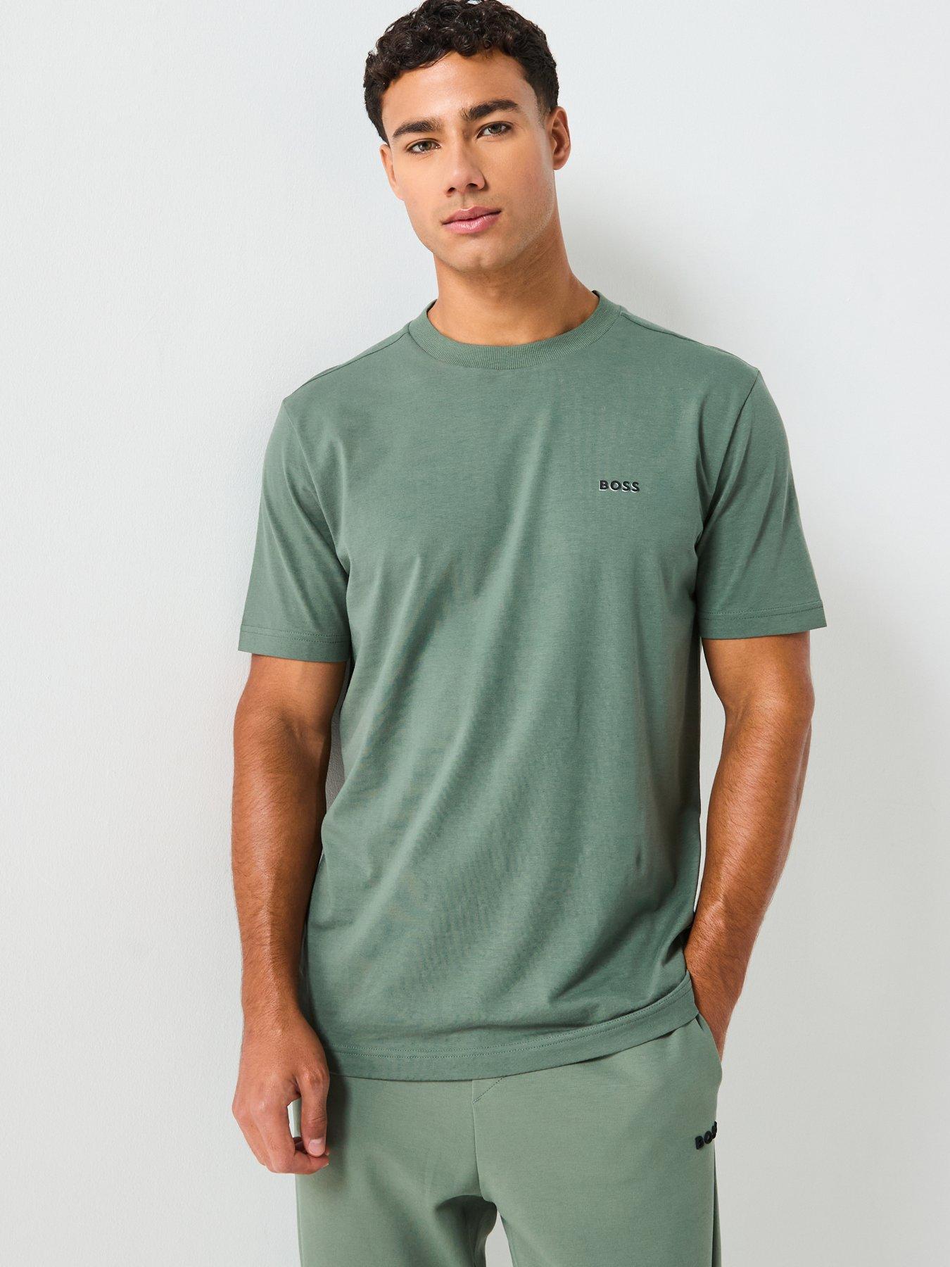  image of boss-short-sleeve-t-shirt-green