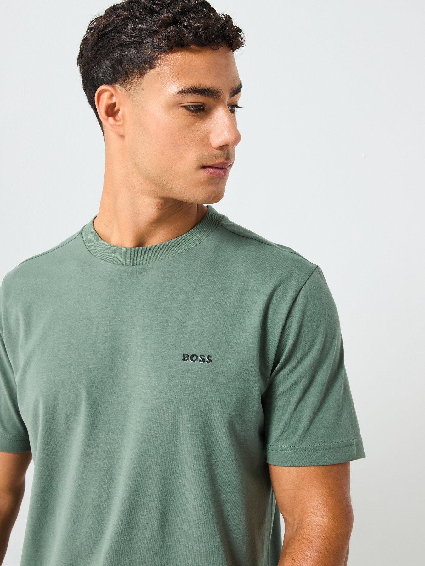  image of boss-short-sleeve-t-shirt-green