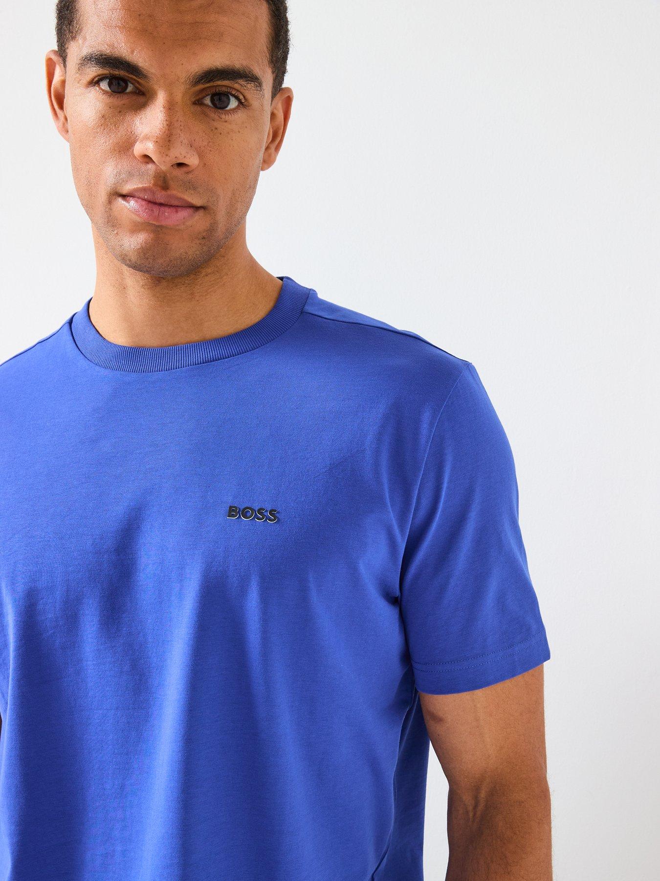  image of boss-tee-regular-fit-t-shirt-blue