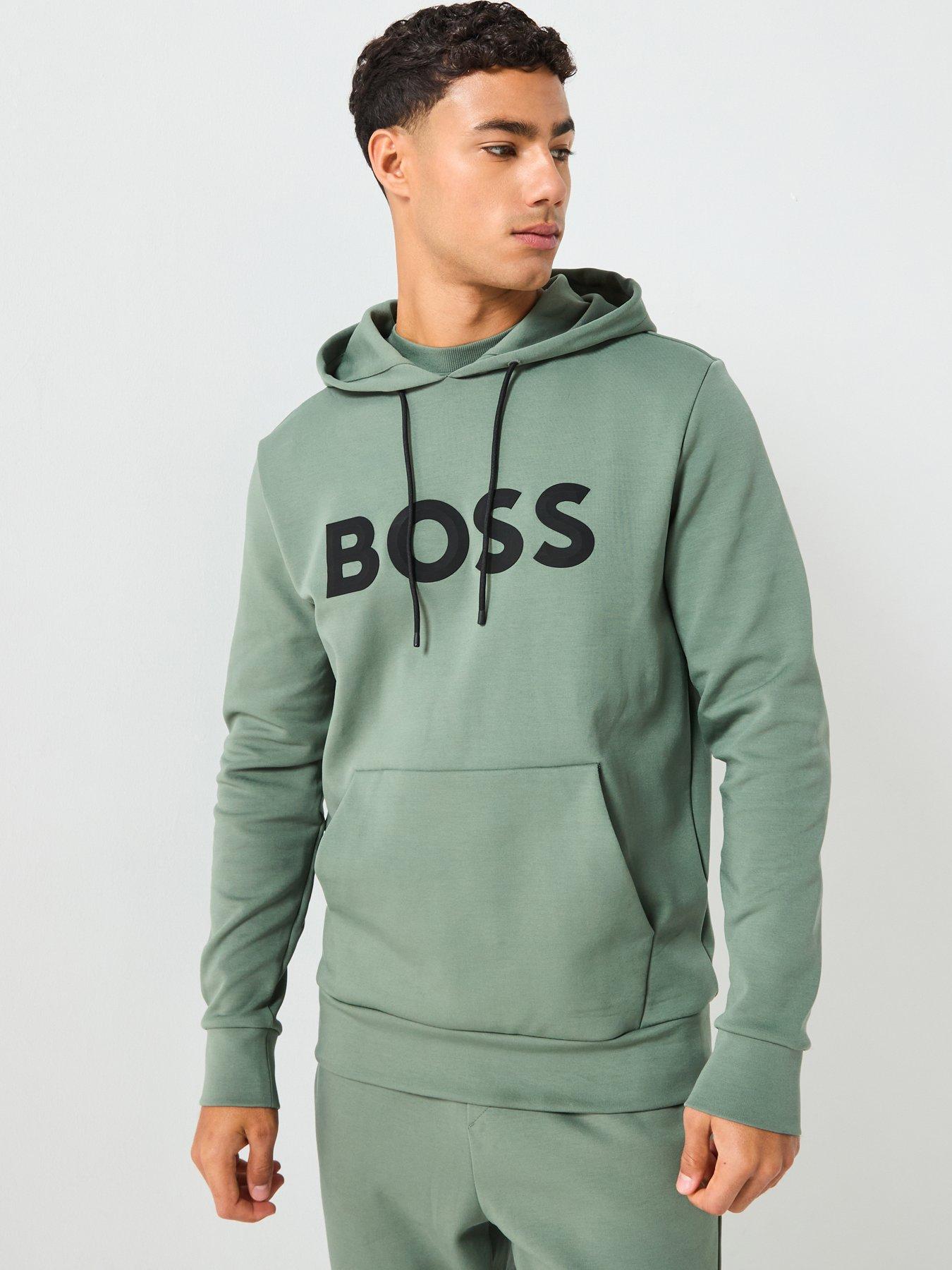 undefined Soody Zone Regular Fit 3D Logo Hoodie - Green