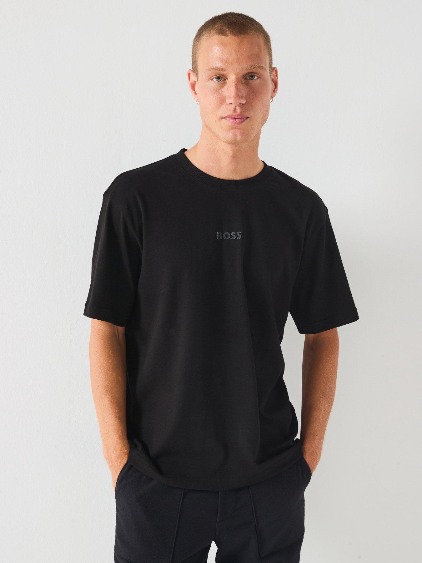 undefined Boss Tee 10 Oversize Fit Centre Tonal Logo T-shirt